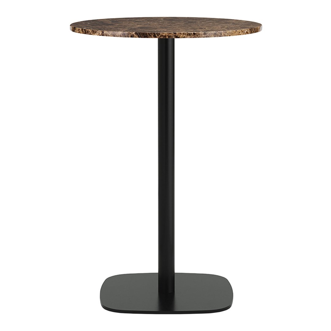 Round Cafe Table - Bar & Counter Height for Kitchen, Dining Room & Outdoor Patio Use
