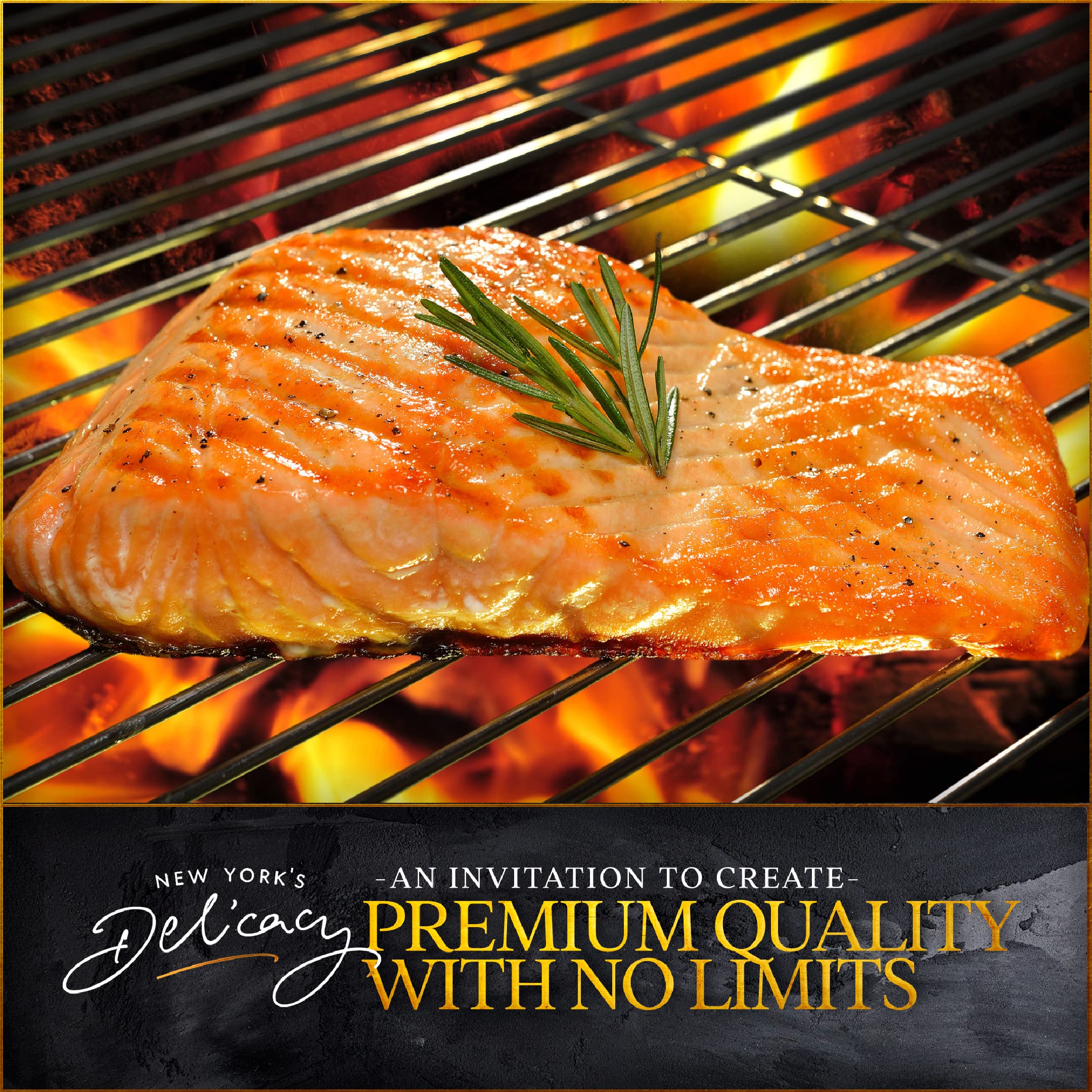 Premium Hot Smoked Norwegian Salmon - 5 Pack (4 Oz Each) with 2x Natural, 1x Black Pepper, 1x Jalapeno & 1x Garlic - Kosher OU Certified, Gluten Free, High Omega 3 - Ready to Eat Gourmet Seafood for Parties, Charcuterie Boards & Healthy Snacking