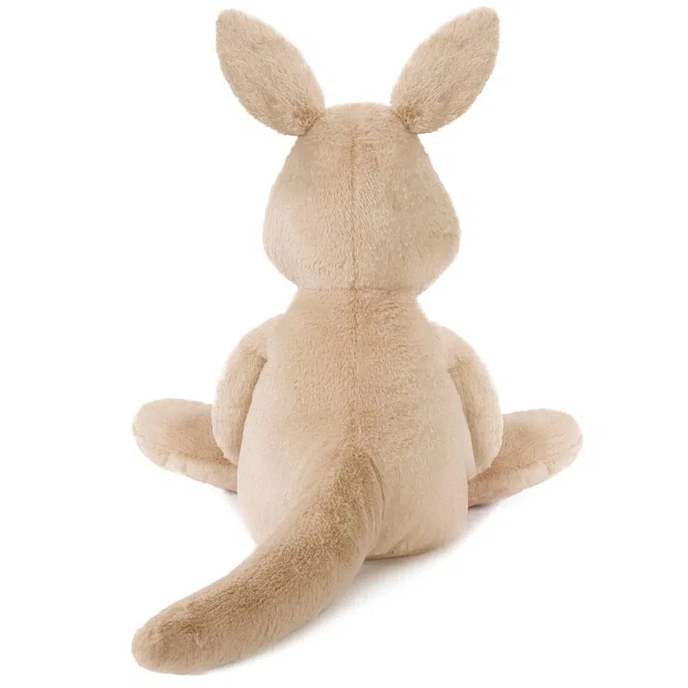 OB Designs Kip Kangaroo & Baby Joey Plush Stuffed Animal - Large 20.5 Inch - Soft Cuddly Toy for Kids, Nursery Decor, Gift for Baby Shower & Birthday Parties