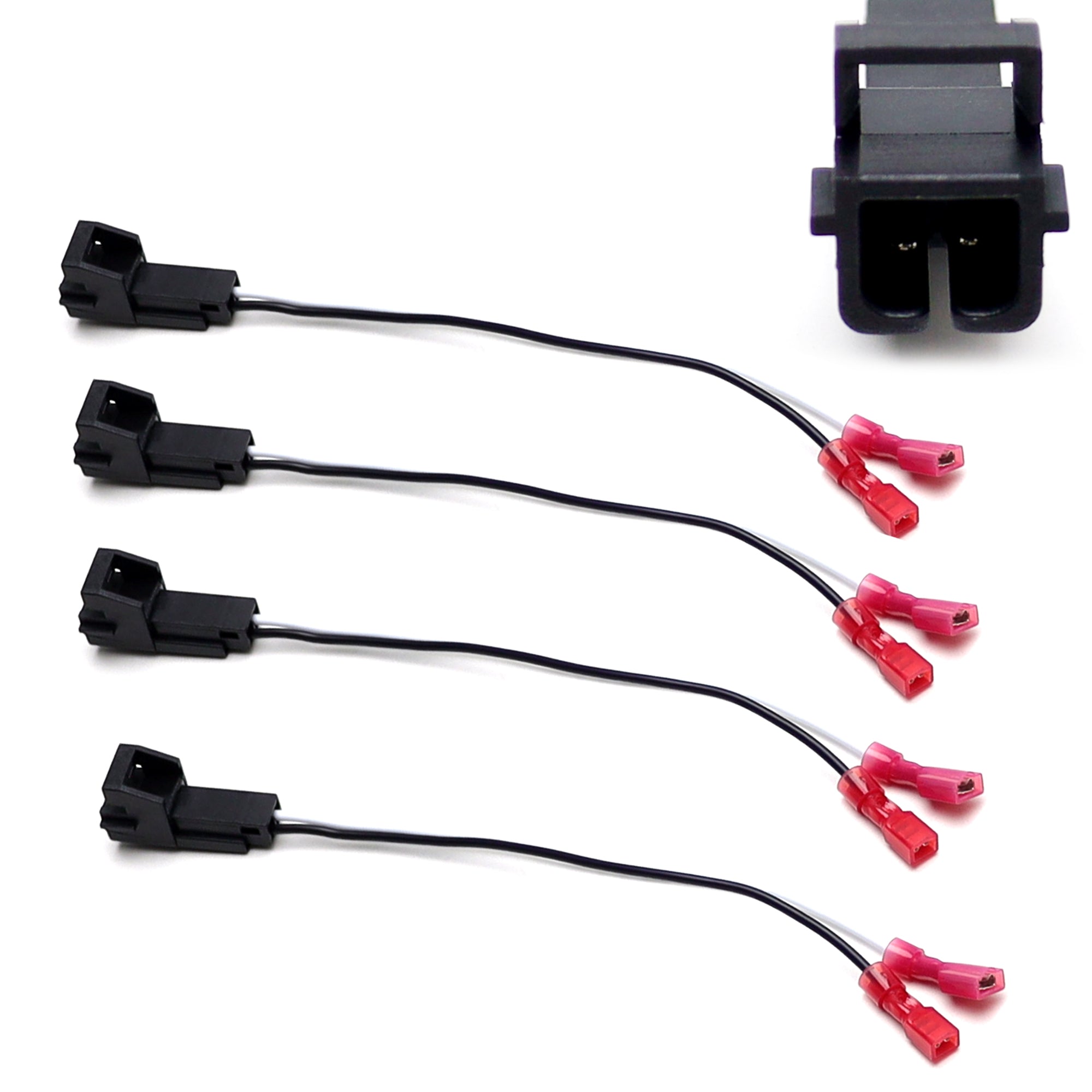 4-Piece 72-4568 Front & Rear Door Speaker Wire Adapter Wiring Harness for GM Vehicles - Perfect for Car Audio Upgrades & Speaker Installations