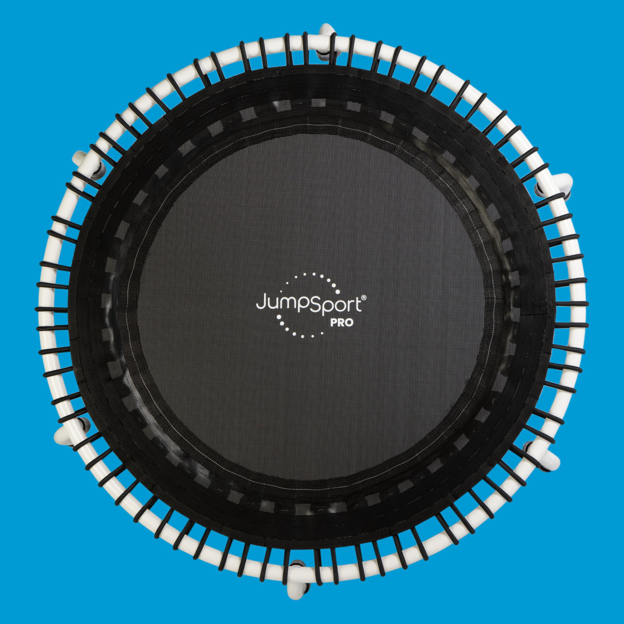 JUMPSPORT 570 PRO Fitness Trampoline with Safety Enclosure - 44 Inch Rebounder for Home Gym, Weight Loss & Cardio Workout | Perfect for Indoor Exercise, Kids Play & Family Fitness