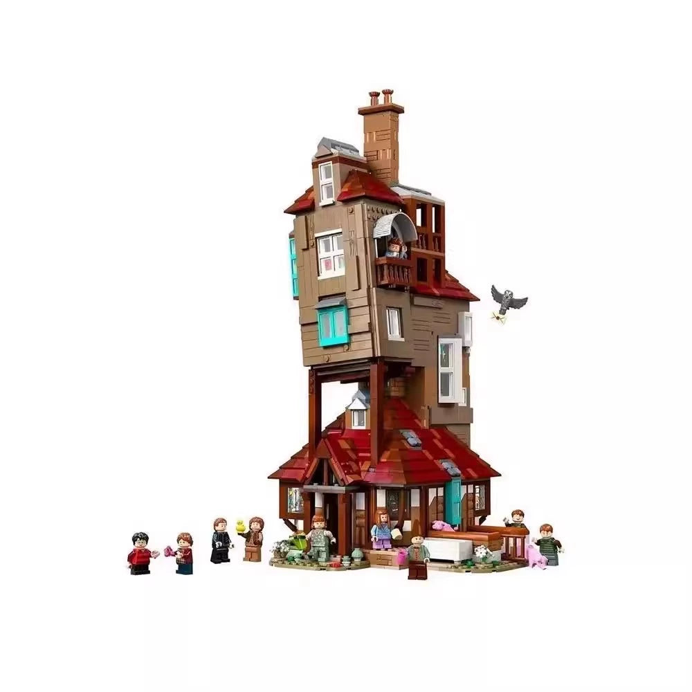 2405-Piece The Burrow Collectors' Edition Building Set - Harry Potter Wizarding World LEGO-Compatible Bricks for Adults & Kids, Perfect for Display, Gifts & Creative Play