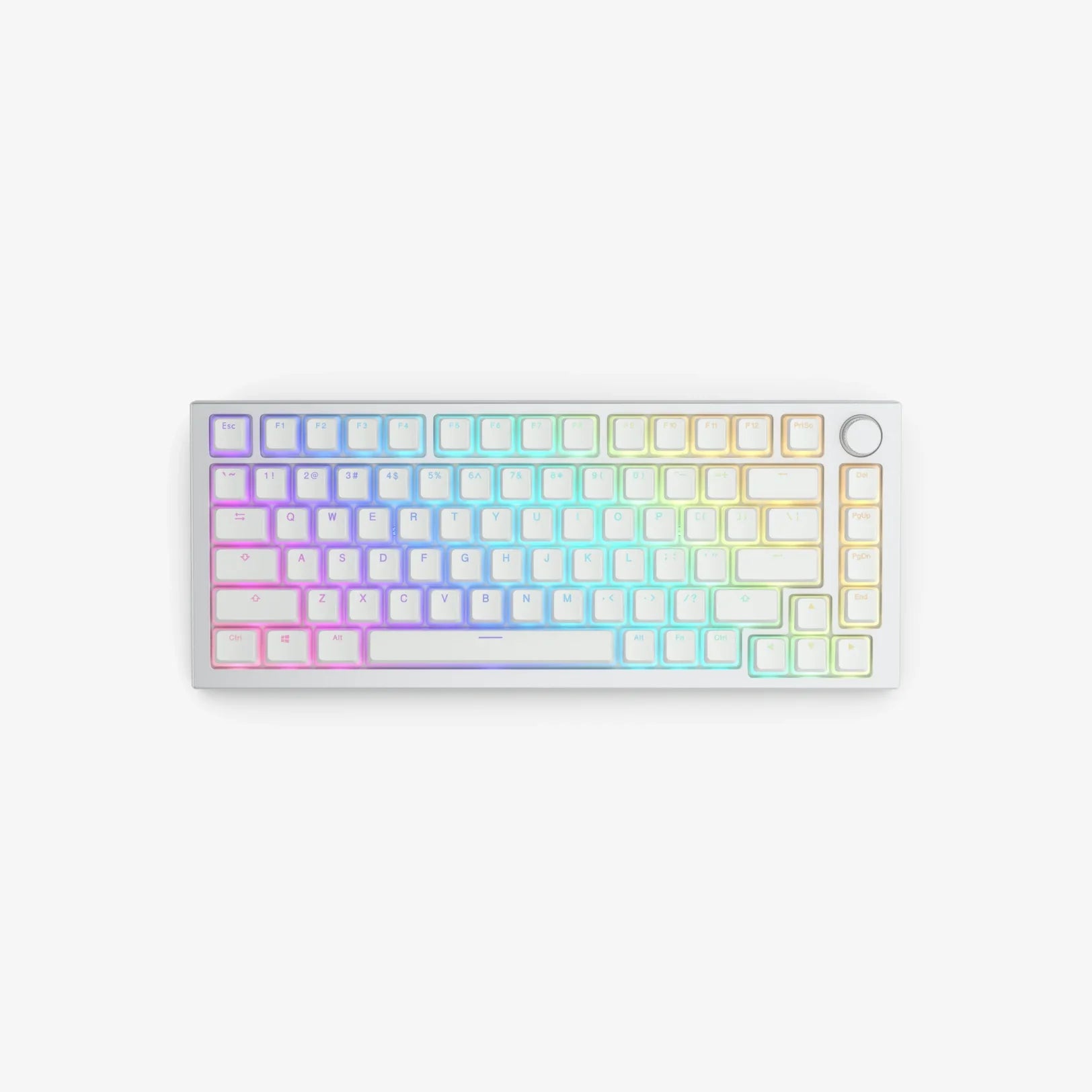 Glorious Aura Keycaps V2 - Premium PBT Double Shot Shine Through Backlit Mechanical Keyboard Keycaps (Black) - Perfect for Gaming, Typing & Custom Keyboard Builds