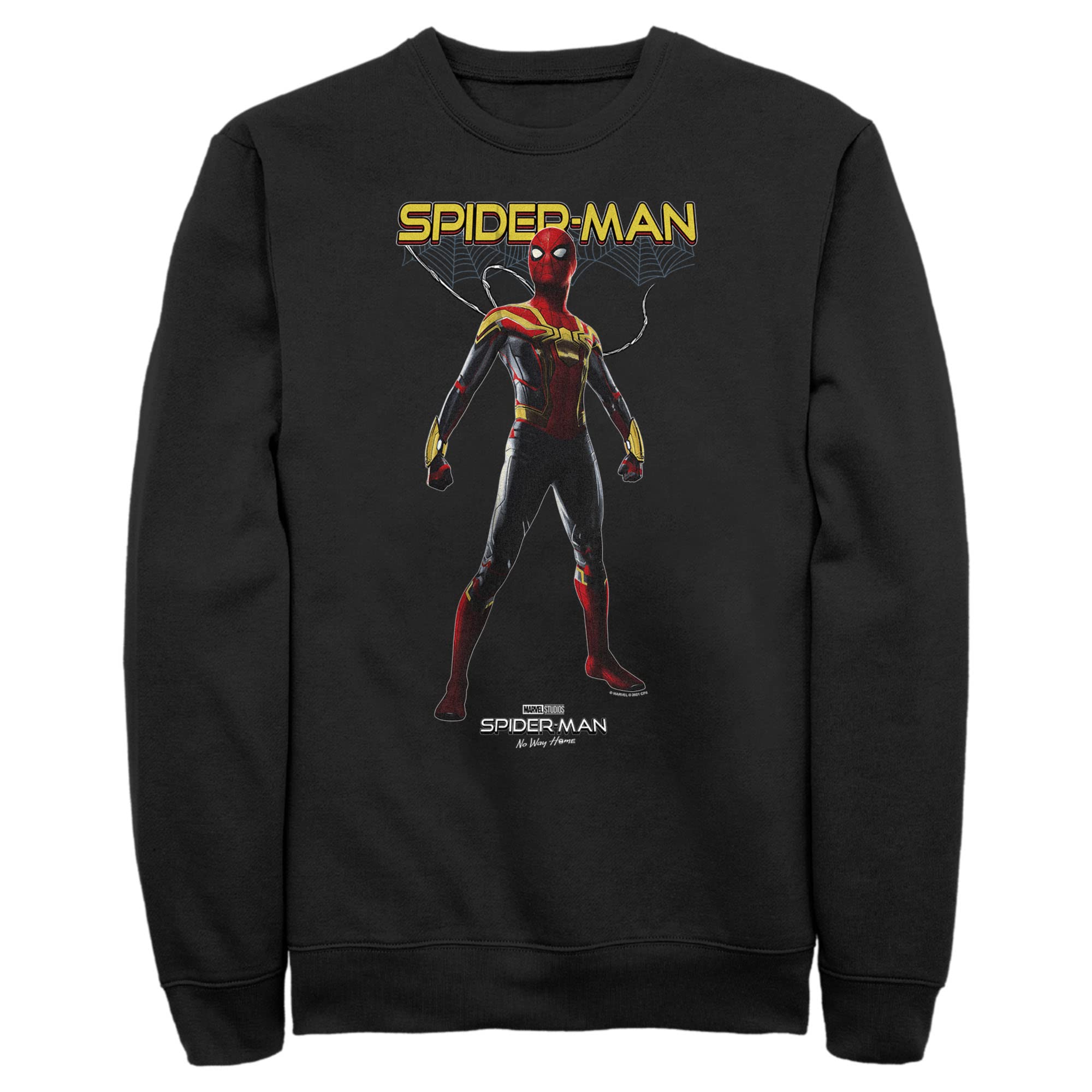 Men's Marvel Spider-Man: No Way Home Web Hero Sweatshirt | Official Licensed Hoodie | Superhero Graphic Pullover | Perfect for Cosplay, Halloween & Casual Wear