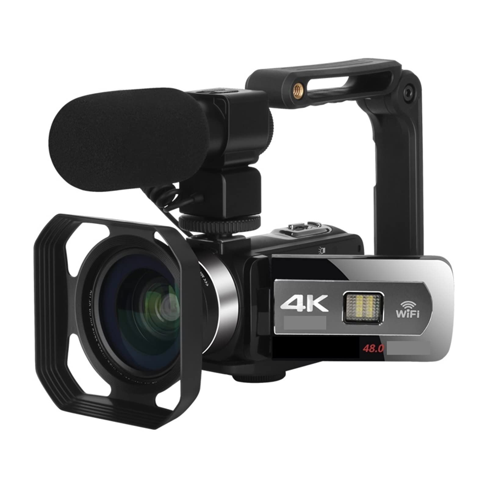 AUBEST 4K HD Professional Digital Video Camera Camcorder with 18X Zoom & Auto Focus - Perfect for Vlogging, YouTube, Travel & Photography (Includes 128GB SD Card & Accessory Kit)