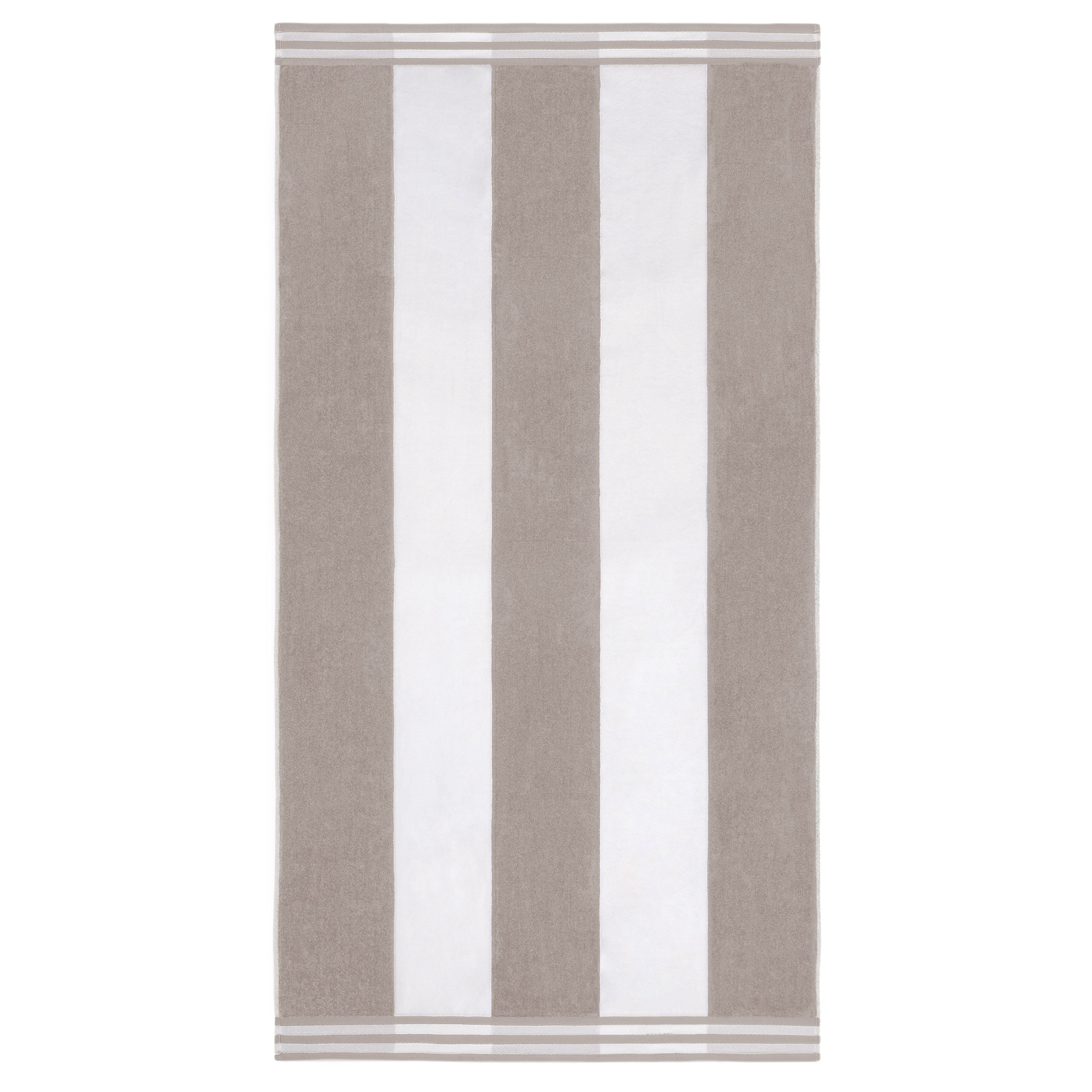 Premium Cabana Stripe Oversized Cotton Beach Towel Set of 2, 4, or 6 - Soft, Absorbent & Quick-Drying for Pool, Beach, Vacation & Spa Use
