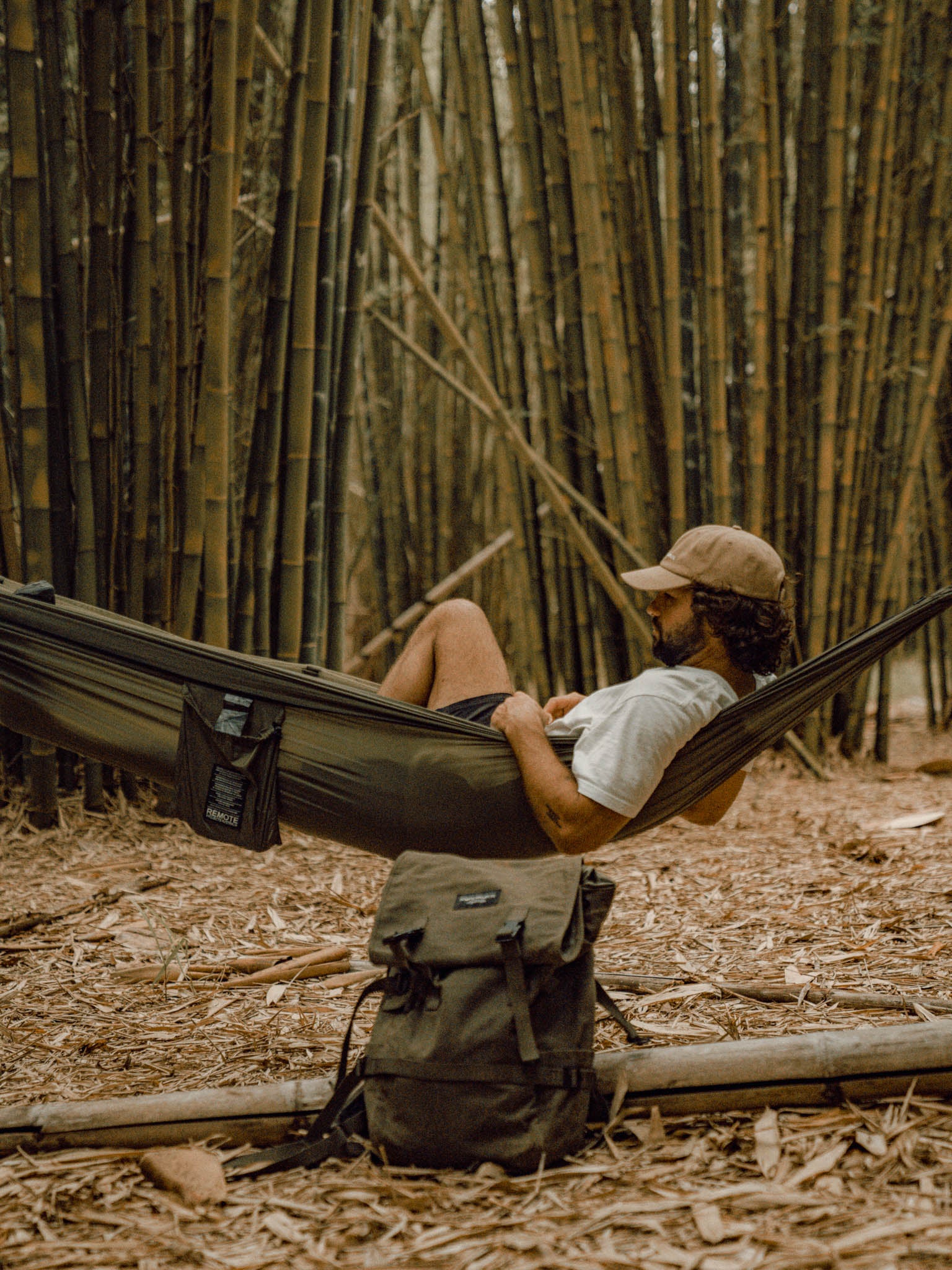 Premium TROPICS TRAVEL HAMMOCK - Portable & Lightweight for Camping, Beach, Backpacking - Perfect Outdoor Relaxation Gear