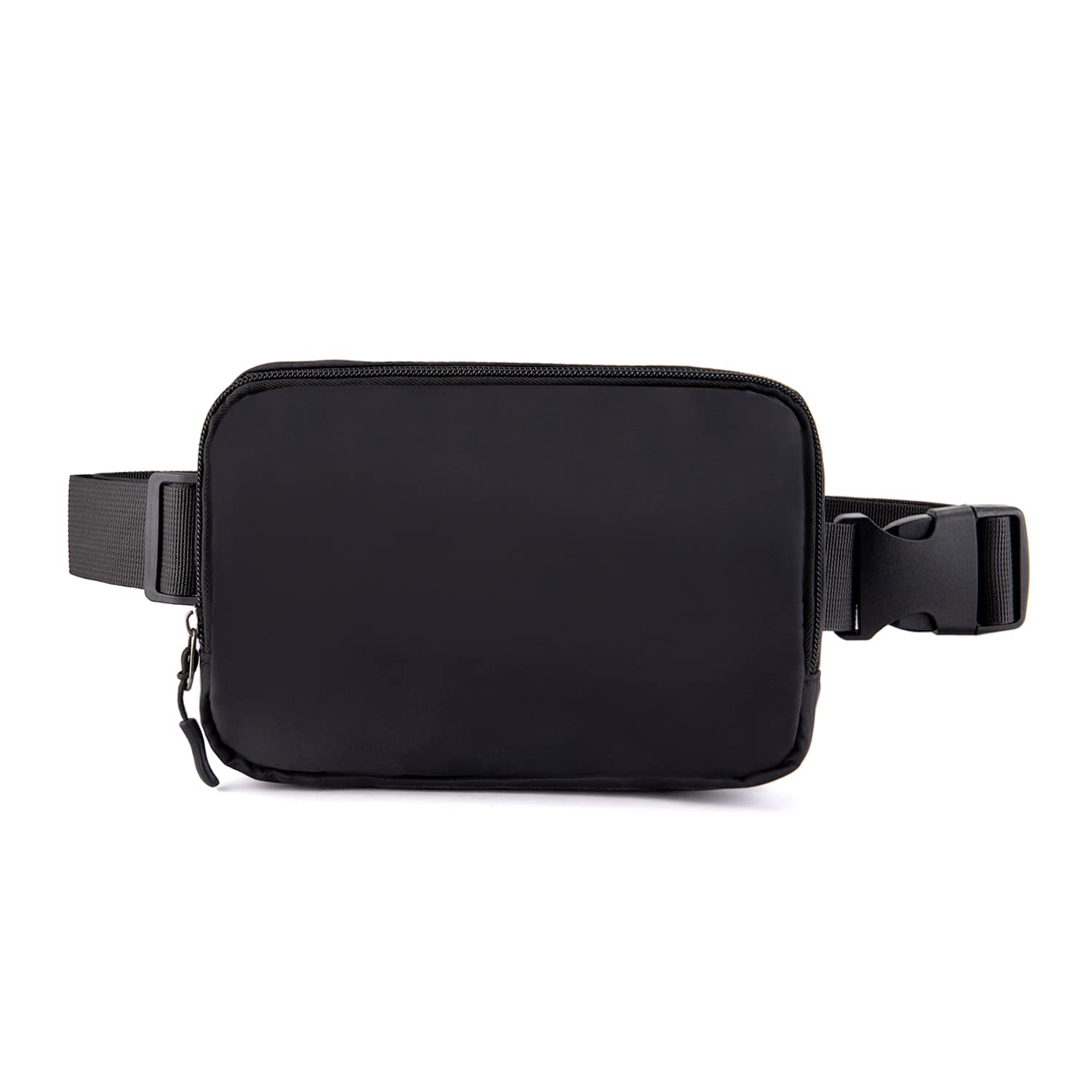 Women's Belt Bag Fanny Pack Crossbody Bag - Adjustable Waist Pouch for Travel, Running & Everyday Use (Black)