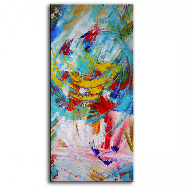 Handpainted Abstract Oil Painting Wall Art - High Quality Decorative Canvas for Living Room, Bedroom & Office - No Frame (17011101)
