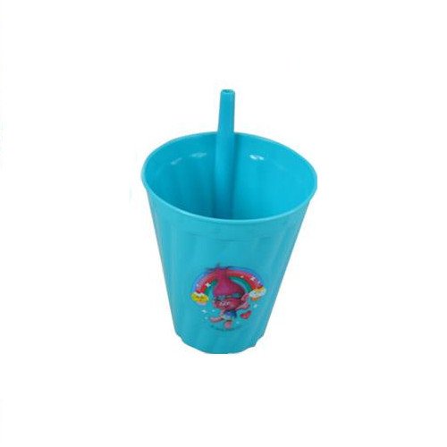 Dream Works Trolls Insulated Stainless Steel Tumbler with Lid and Straw - 13oz Leakproof Kids Water Bottle (3 Pack) - Perfect for School, Travel, and Birthday Party Favors