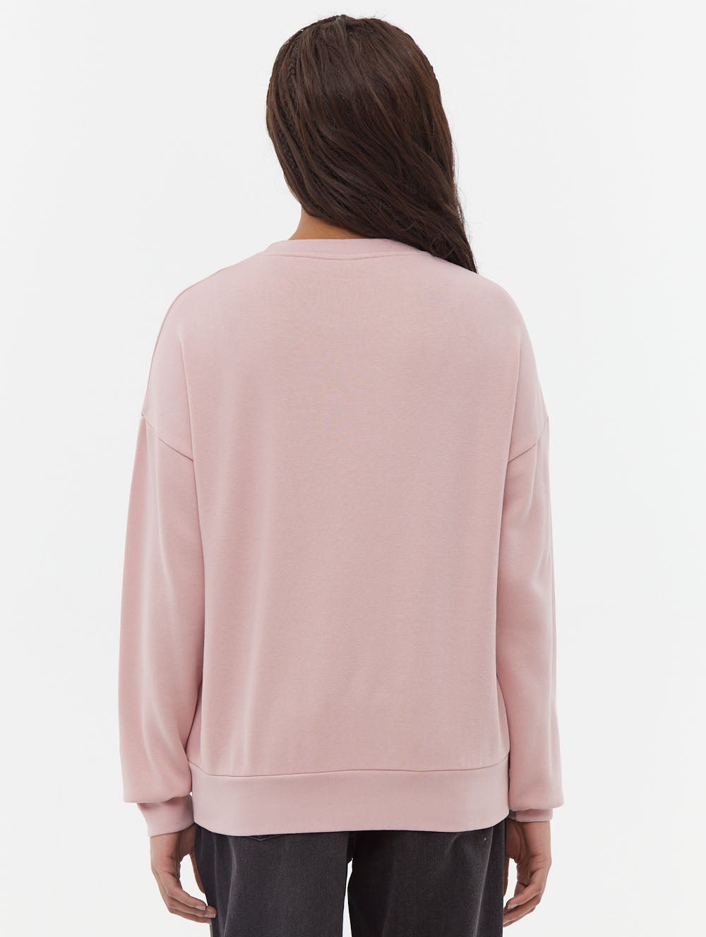 Rilo Tonal Logo Crew Neck Sweatshirt for Men & Women | Soft Cotton Blend Pullover | Casual Streetwear & Loungewear | Perfect for Everyday Wear, Gym & Outings
