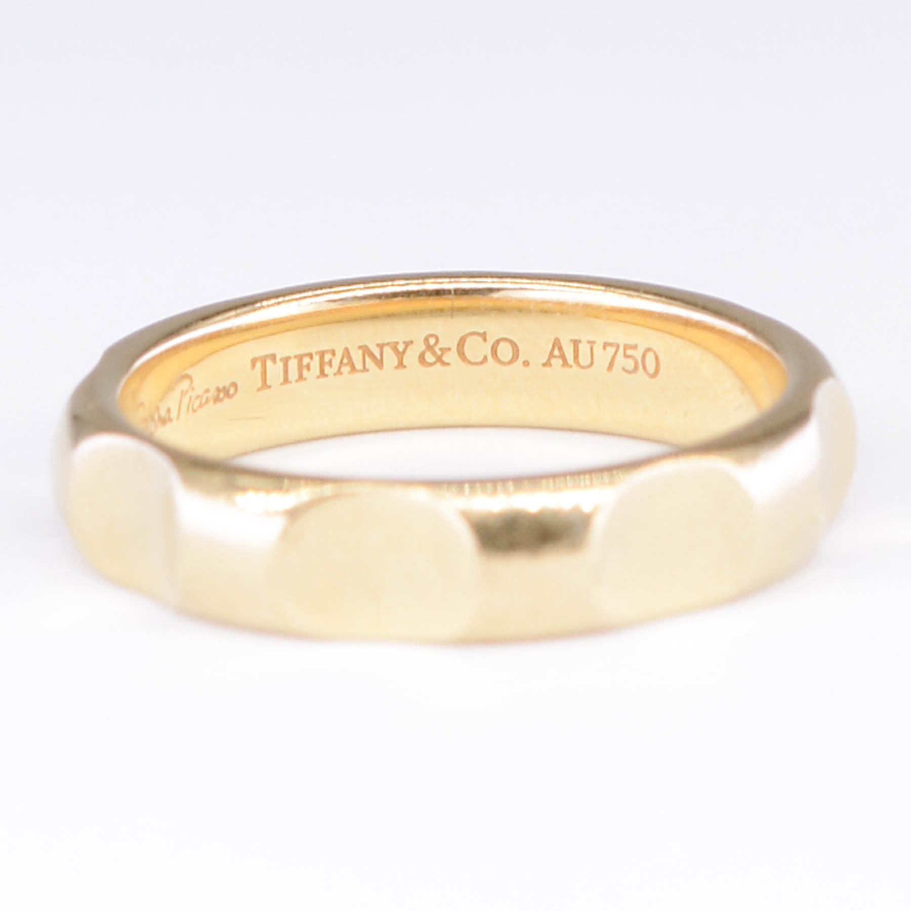 Tiffany & Co. Paloma's Groove 18k Yellow Gold Ring - Size 5.5 | Elegant Jewelry for Women, Perfect for Weddings, Anniversaries & Special Occasions