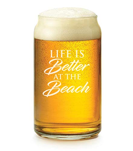 16 oz Beer Can Glass - Insulated Stainless Steel Tumbler for Cold Drinks - Perfect for Beach, Pool, and Outdoor Parties