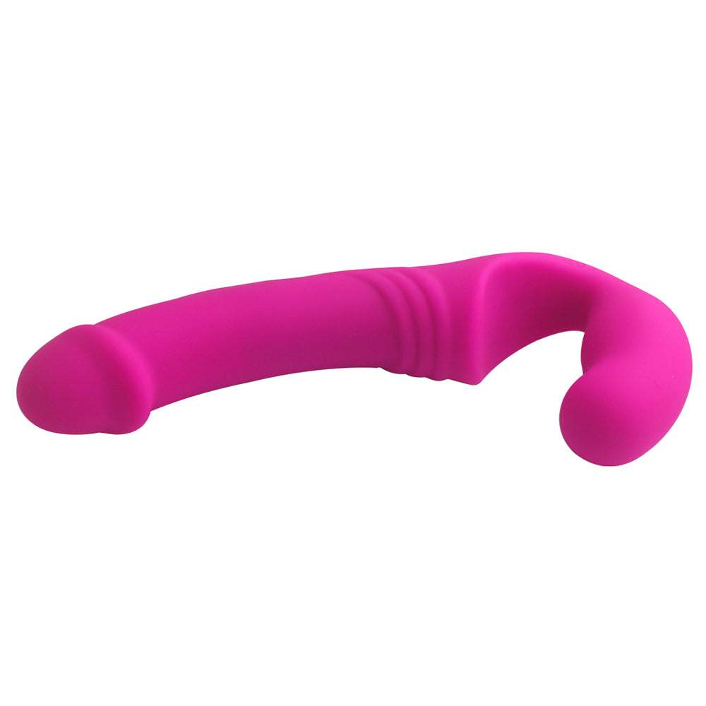 Double Rider Vibrating Strapless Strap-On Dildo for Women & Couples - Hands-Free Wearable Harness for Lesbian & Solo Play - Perfect for Couples Bonding & Bedroom Fun