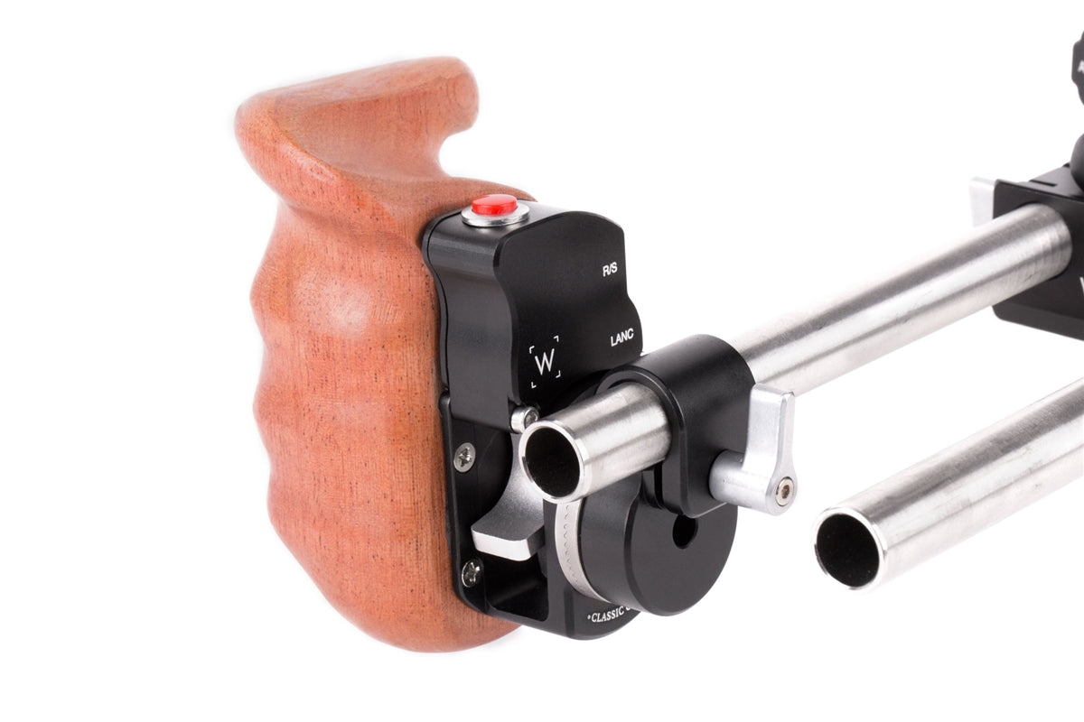 Wooden Camera Handgrip Trigger Box - Ergonomic Wood Grip for DSLR/Mirrorless Cameras - Perfect for Photography, Videography & Travel Shoots