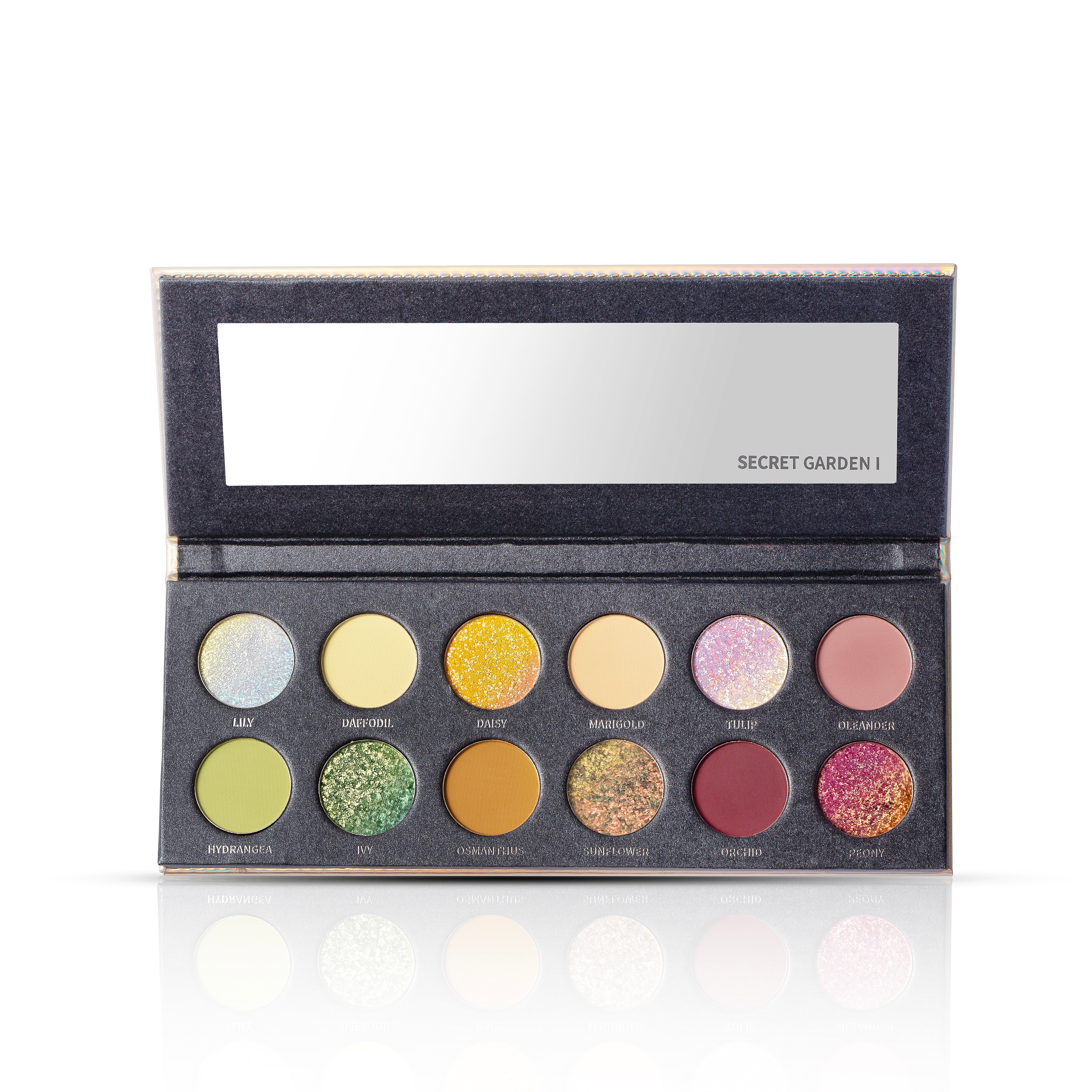 Secret Garden Eyeshadow Palette - 18 Highly Pigmented Matte & Shimmer Shades for Stunning Eye Looks | Perfect for Daytime, Night Out, and Special Occasions