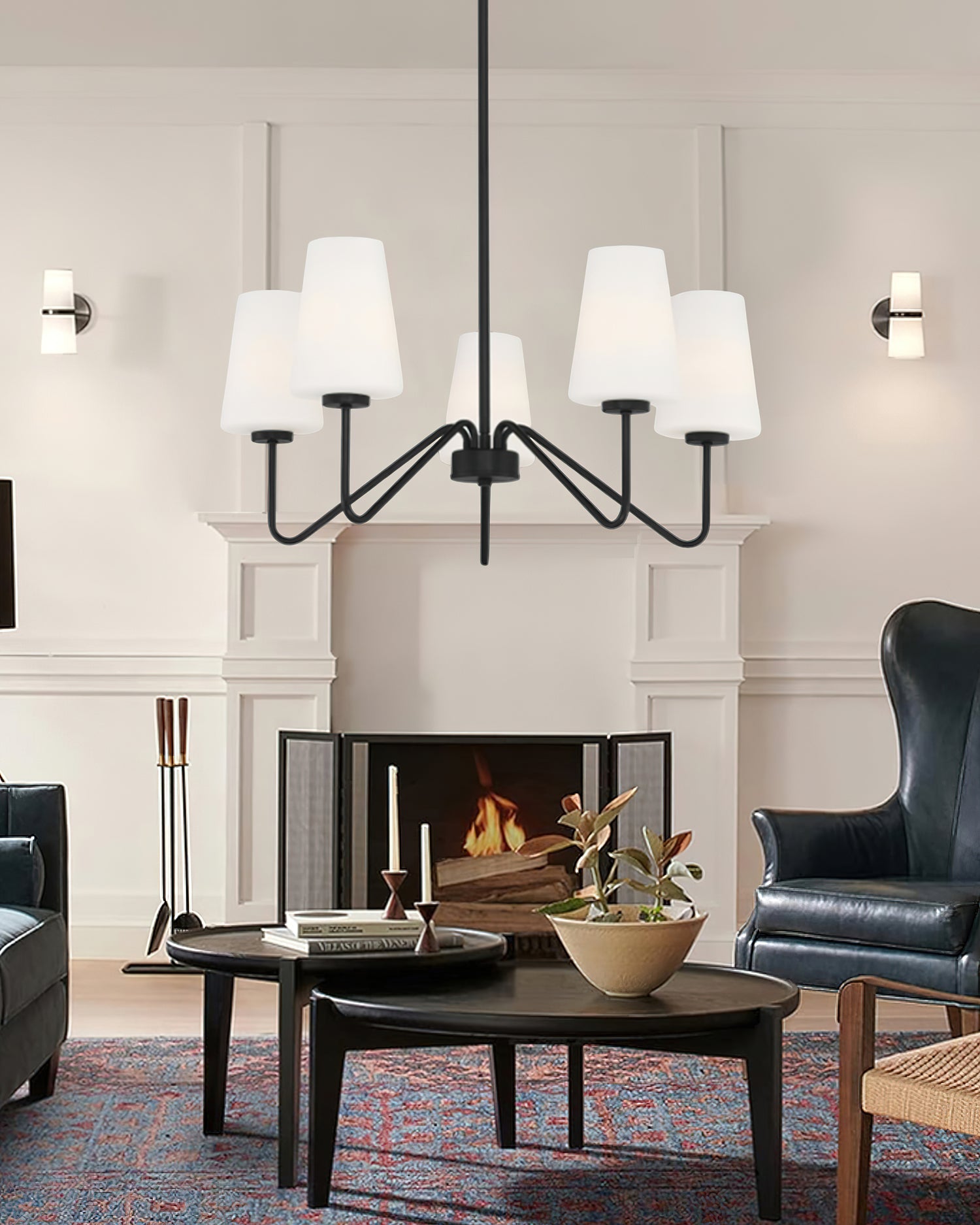 Eldon Chandelier - Elegant Crystal Ceiling Light Fixture for Dining Room, Living Room & Bedroom | Modern Home Decor Lighting