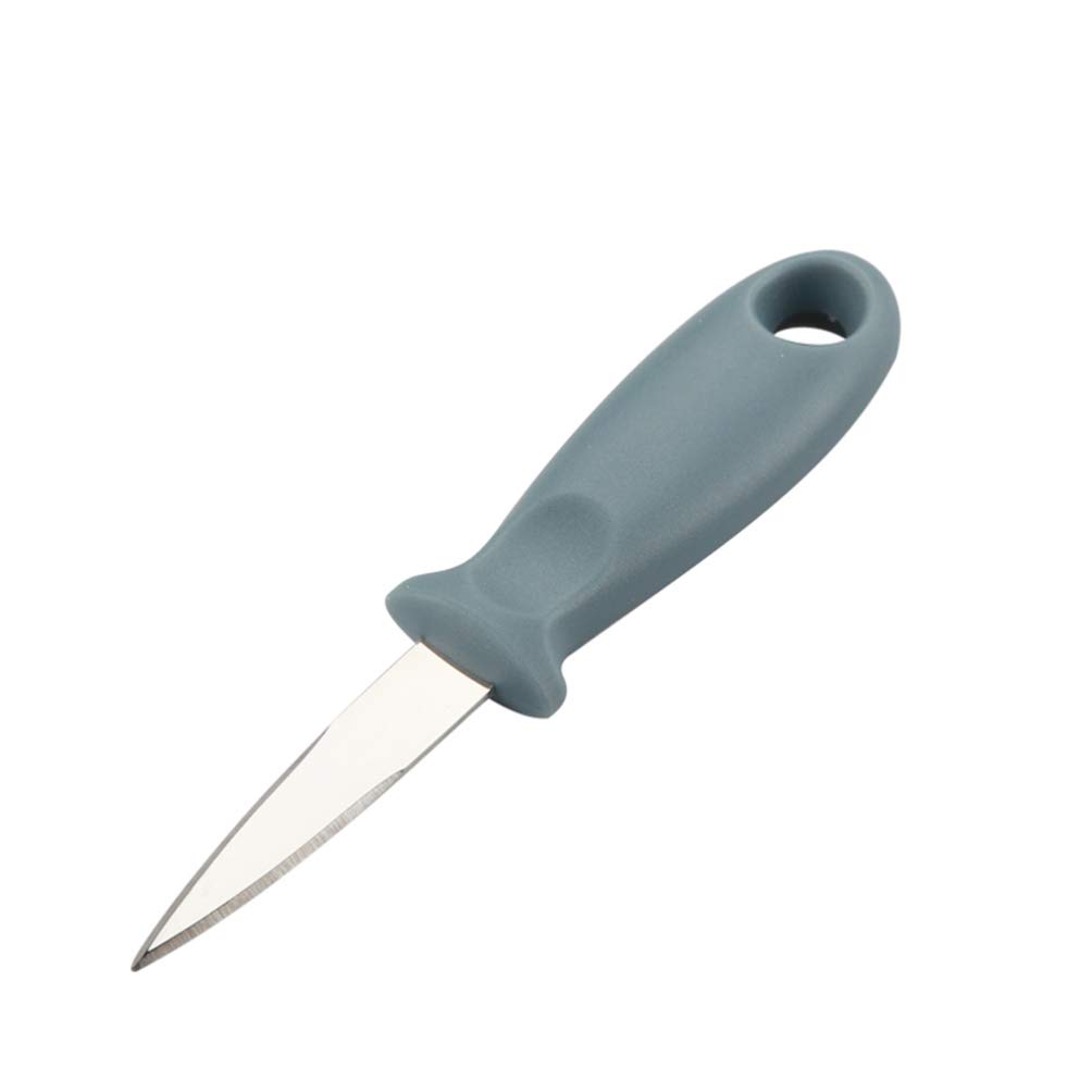 Premium Stainless Steel Oyster Shucking Knife - Non-Slip Grip Handle for Safe Shellfish Opening - Perfect for Oysters, Clams, Mussels & Scallops | Ideal for Seafood Restaurants, Home Kitchens & Beachside BBQs