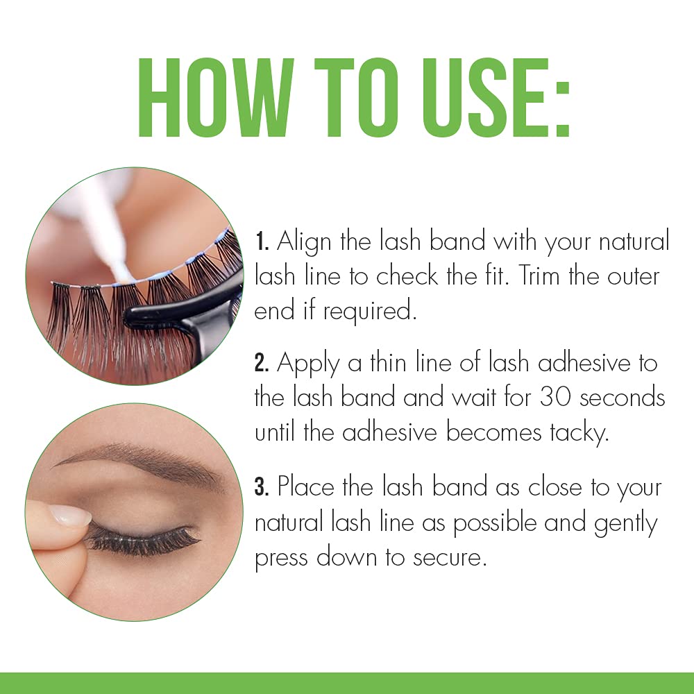 DUO Brush-On Lash Glue - Clear Eyelash Adhesive with Vitamins A, C & E for Long Lasting Hold | 0.18 oz, 2-Pack | Perfect for Daily Wear, Special Occasions & Sensitive Eyes