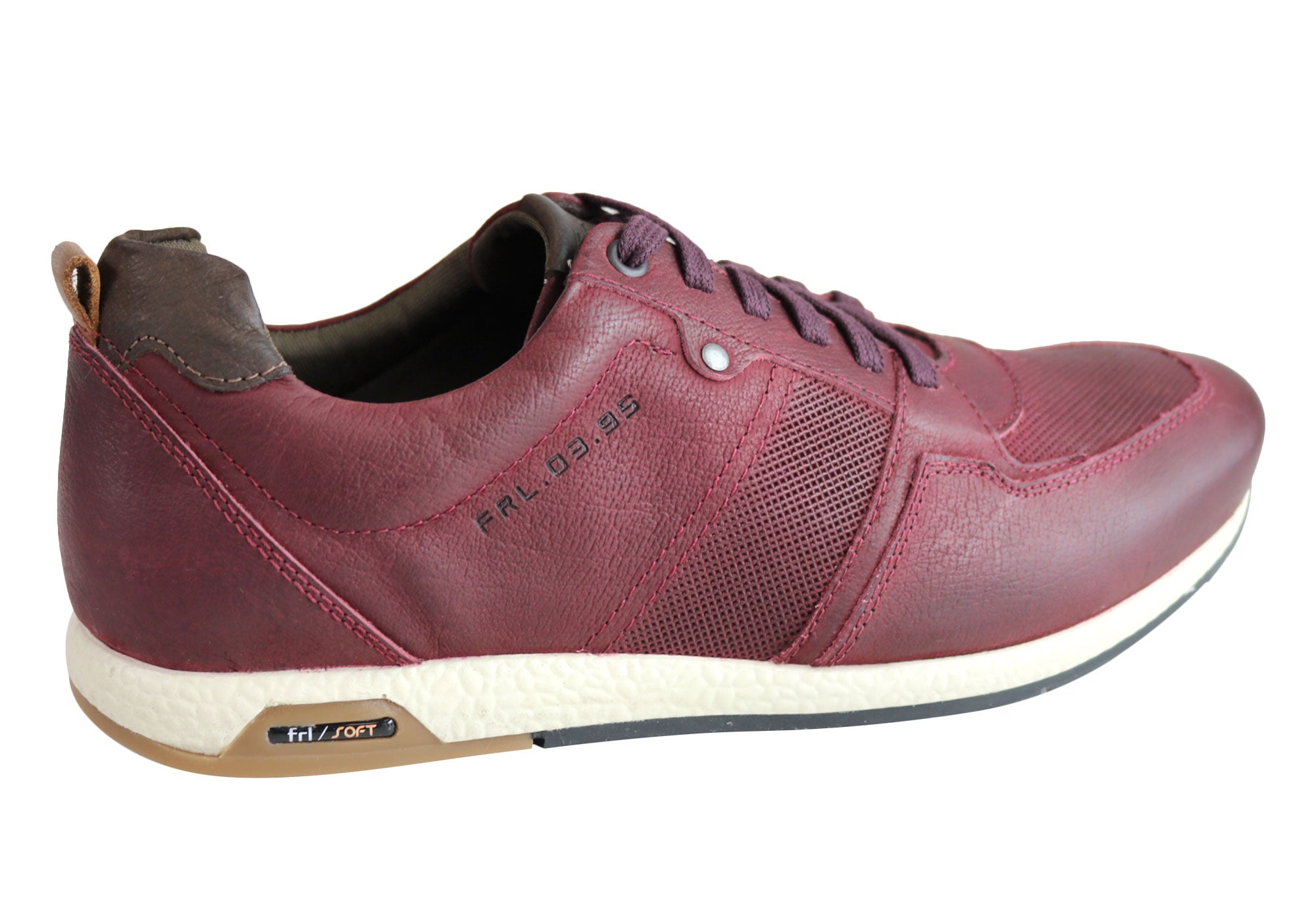 Ferricelli Oscar Men's Genuine Leather Lace-Up Casual Shoes - Handcrafted in Brazil - Perfect for Office, Dating & Everyday Wear