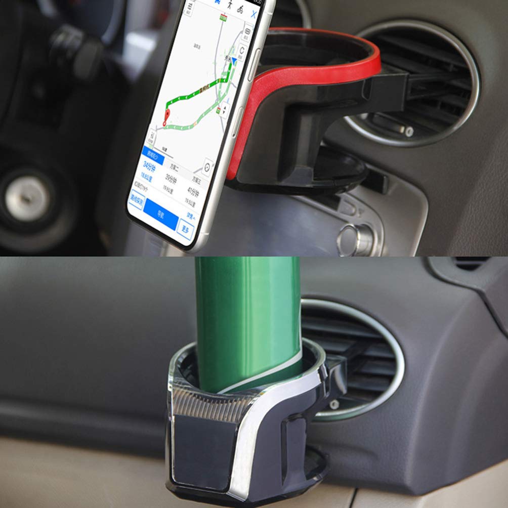 FAVOMOTO Universal Car Cup Holder Phone Mount - Adjustable Smartphone Stand for iPhone, Samsung, Google Pixel - Perfect for Road Trips, Commuting & Food Delivery Drivers