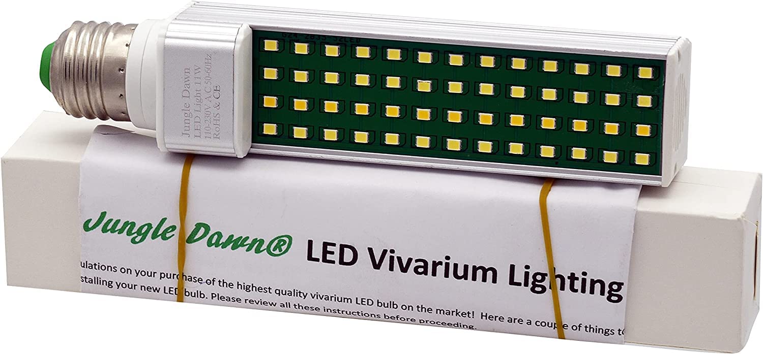 11W LED Terrarium Light Bulb for Reptile Tanks & Plant Growth - Energy Efficient Full Spectrum Lighting for Vivariums, Terrariums & Indoor Gardens