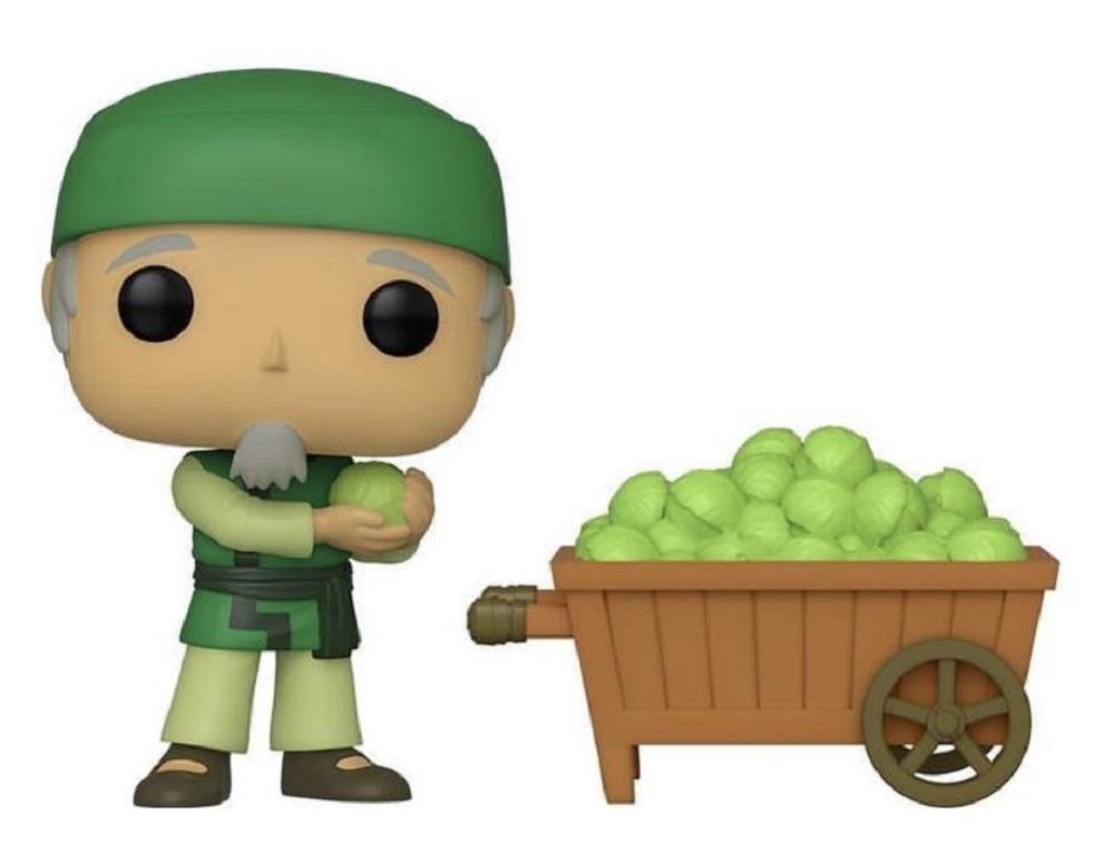 Funko Pop! Avatar The Last Airbender Cabbage Man on Cart - NYCC 2019 Exclusive Collectible Vinyl Figure with Shared Sticker | Perfect for Anime Fans, Avatar Merchandise Collectors and Pop Culture Displays