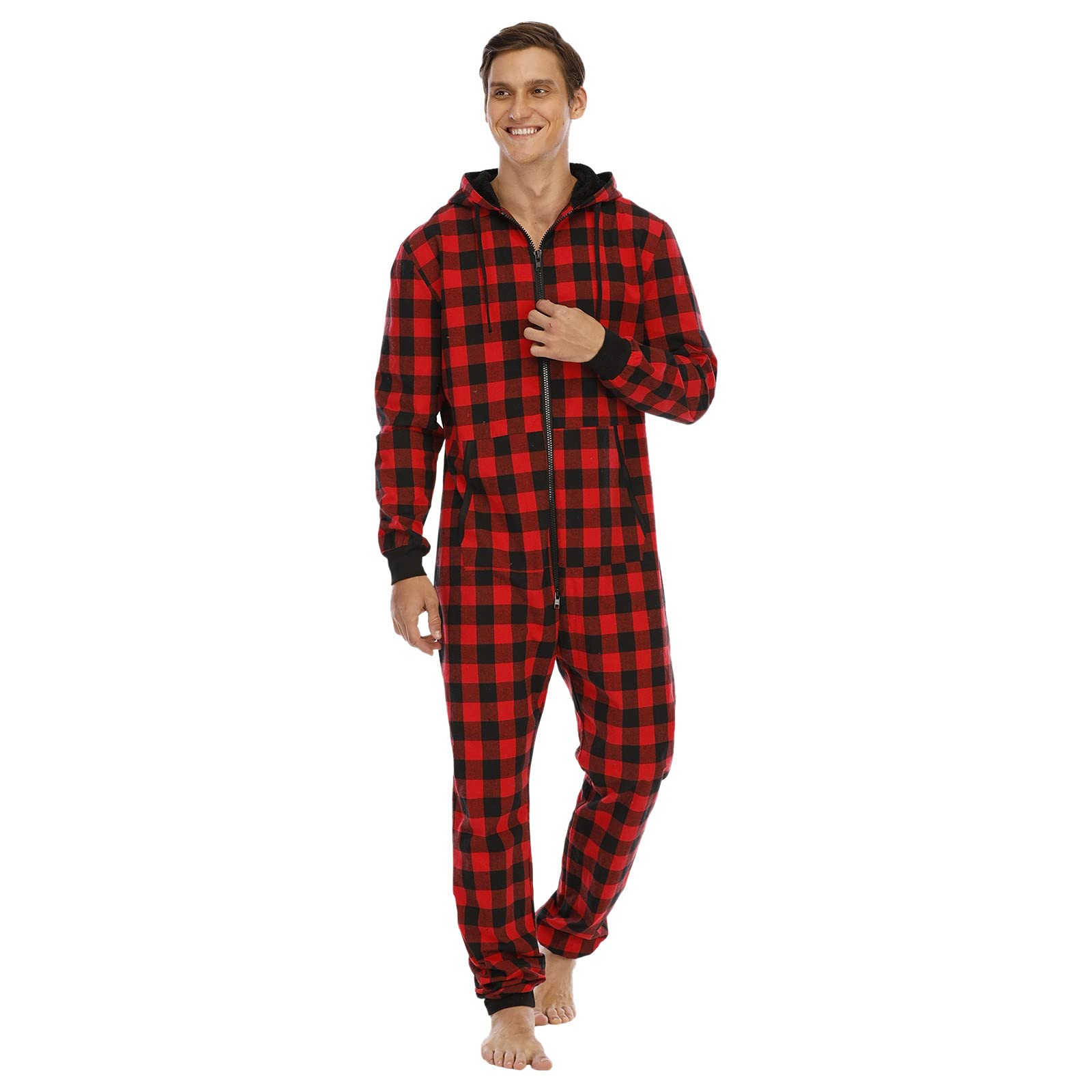 Men's Slim Fit Printed Pajama Set - Long Sleeve Comfortable Sleepwear for Home & Lounge - Perfect for Relaxation, Travel, and Hotel Stays