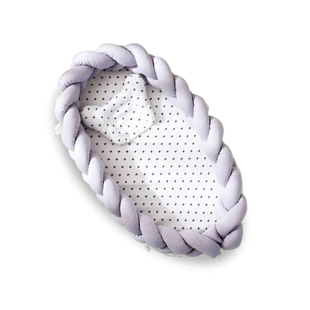 Adjustable Baby Bassinet - Portable Infant Sleeping Nest & Soft Lounger Crib for Newborns, Girls & Boys - Pink Nursery Bed for Bedroom, Travel & On-the-Go Parenting (Perfect for Home, Daycare & Vacation Use)