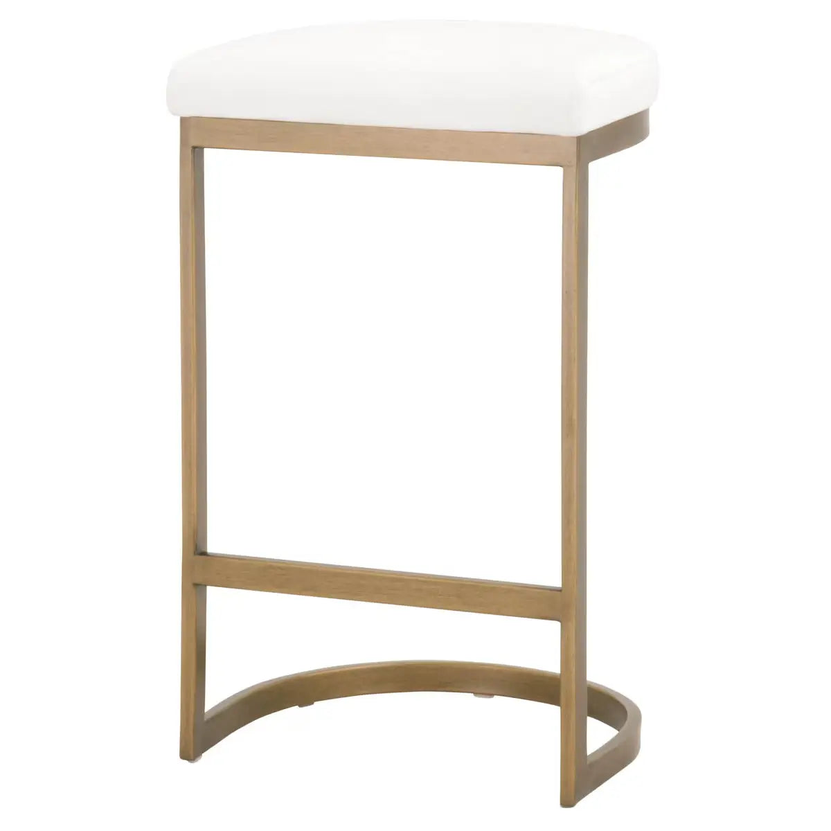 Modern Cresta Counter Stool - Adjustable Height Bar Stool with Padded Seat for Kitchen Island, Breakfast Bar & Home Decor - Comfortable & Stylish Dining Chair for Indoor Use