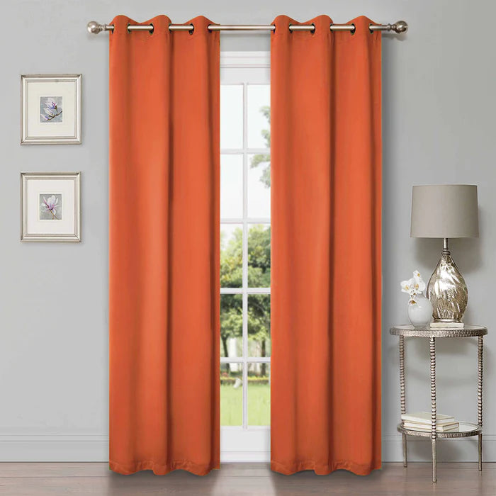 Blackout Curtains with Grommet Top - Solid Classic Modern Window Treatment for Bedroom & Living Room - Light Blocking & Noise Reducing