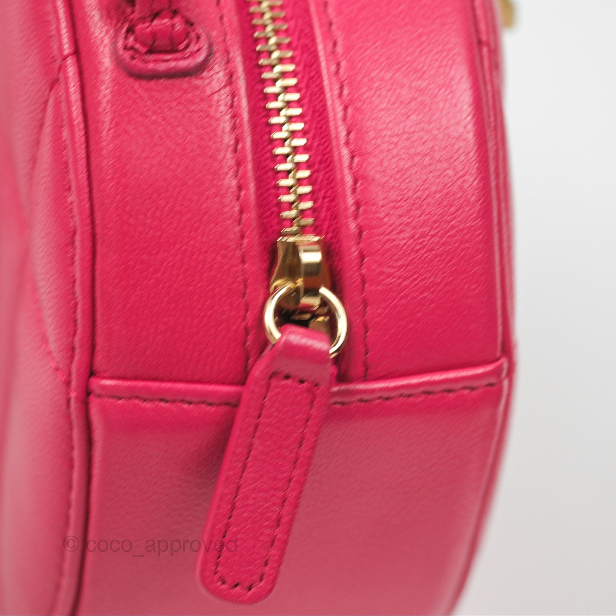 Chanel 19 Round Clutch with Chain - Dark Pink Mixed Hardware Crossbody Bag for Women | Luxury Evening Purse for Parties, Dinner Dates & Special Occasions