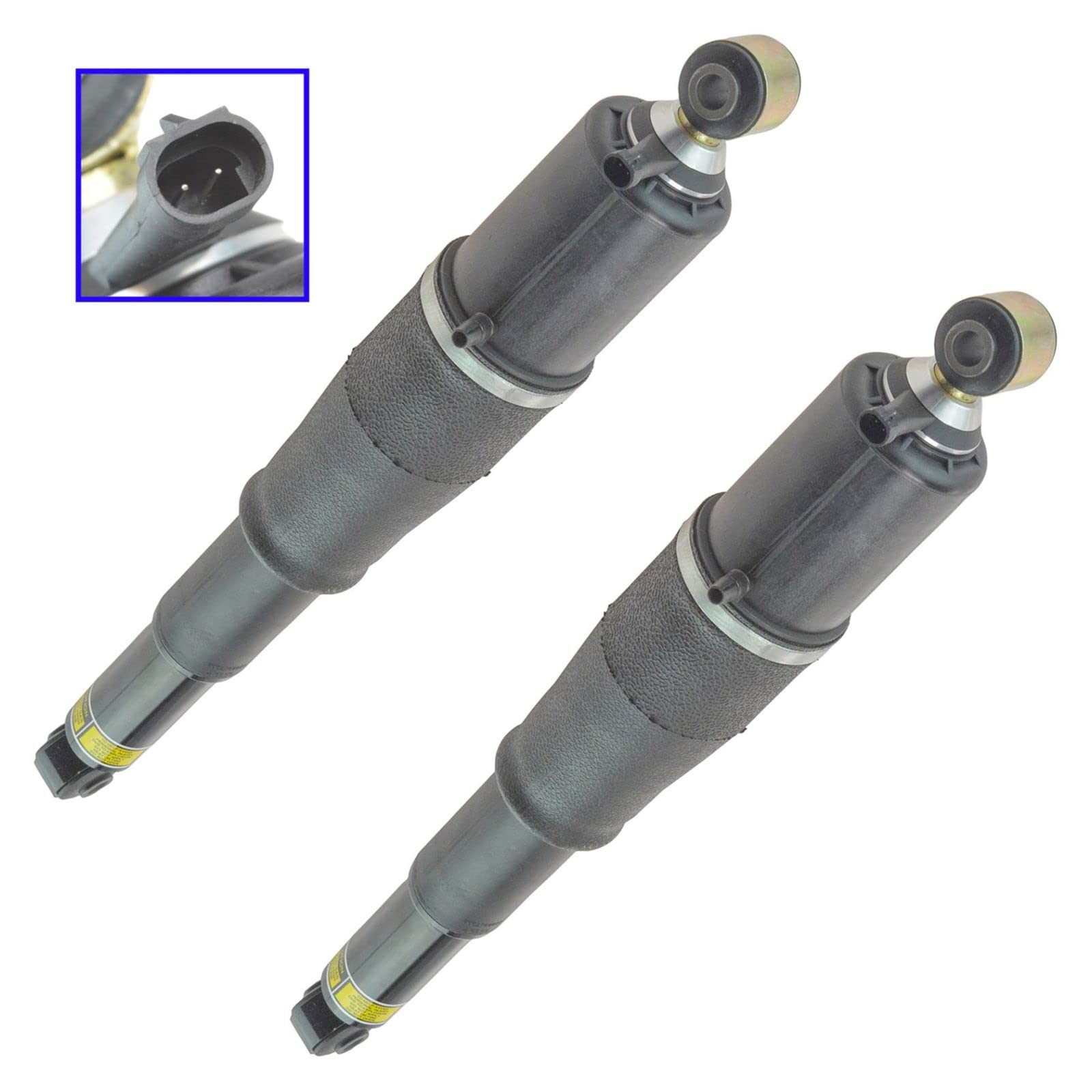 Air Ride Suspension Compressor Kit with Dryer & Rear Shock Absorber - 3 Piece Set for Smooth Ride & Enhanced Vehicle Performance | Perfect for Trucks, SUVs & Custom Cars