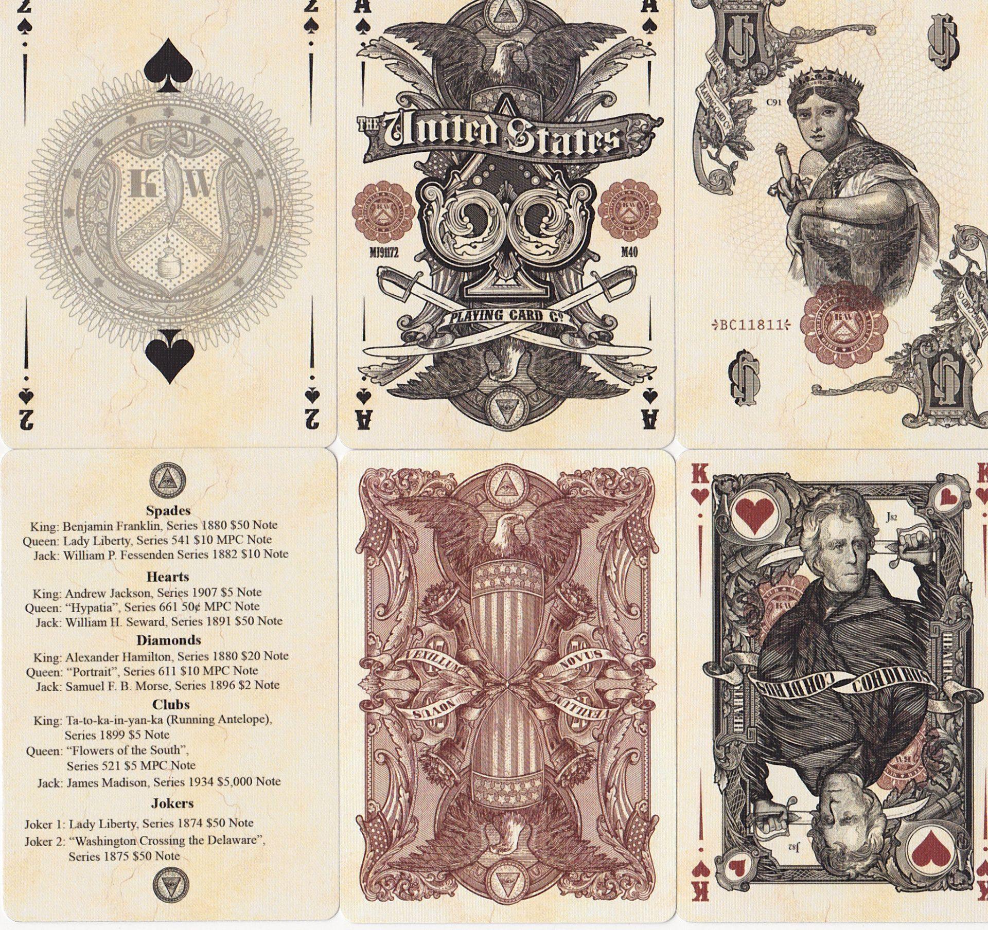 Federal 52 Reserve Note Playing Cards - Premium Poker Deck for Magic Tricks, Cardistry & Collectors | Perfect for Game Nights, Gifts & Professional Performances