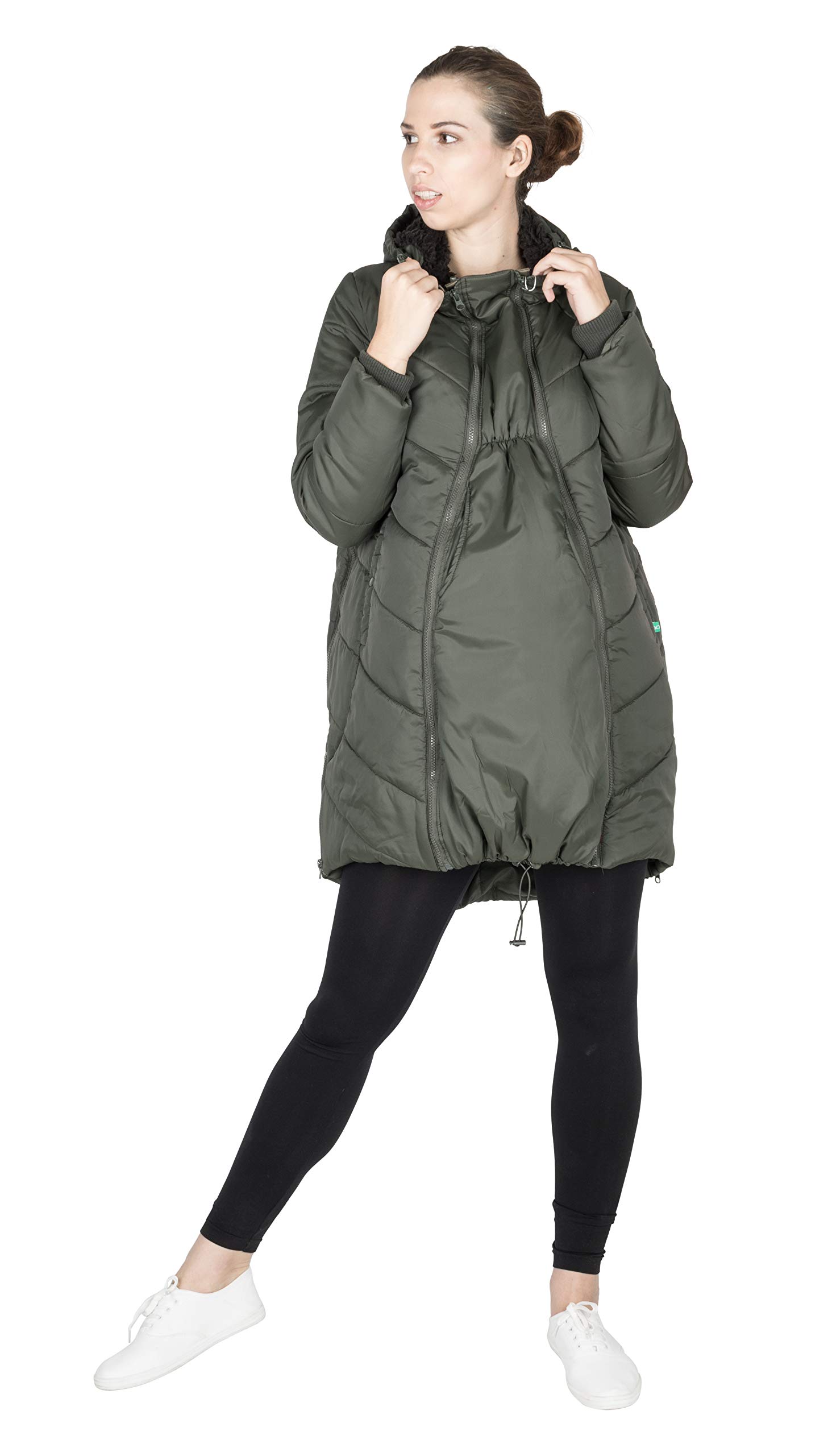 Maternity Cocoon Puffer Coat with 3-in-1 Technology | Harper | Warm Winter Jacket for Pregnancy Outdoor Activities