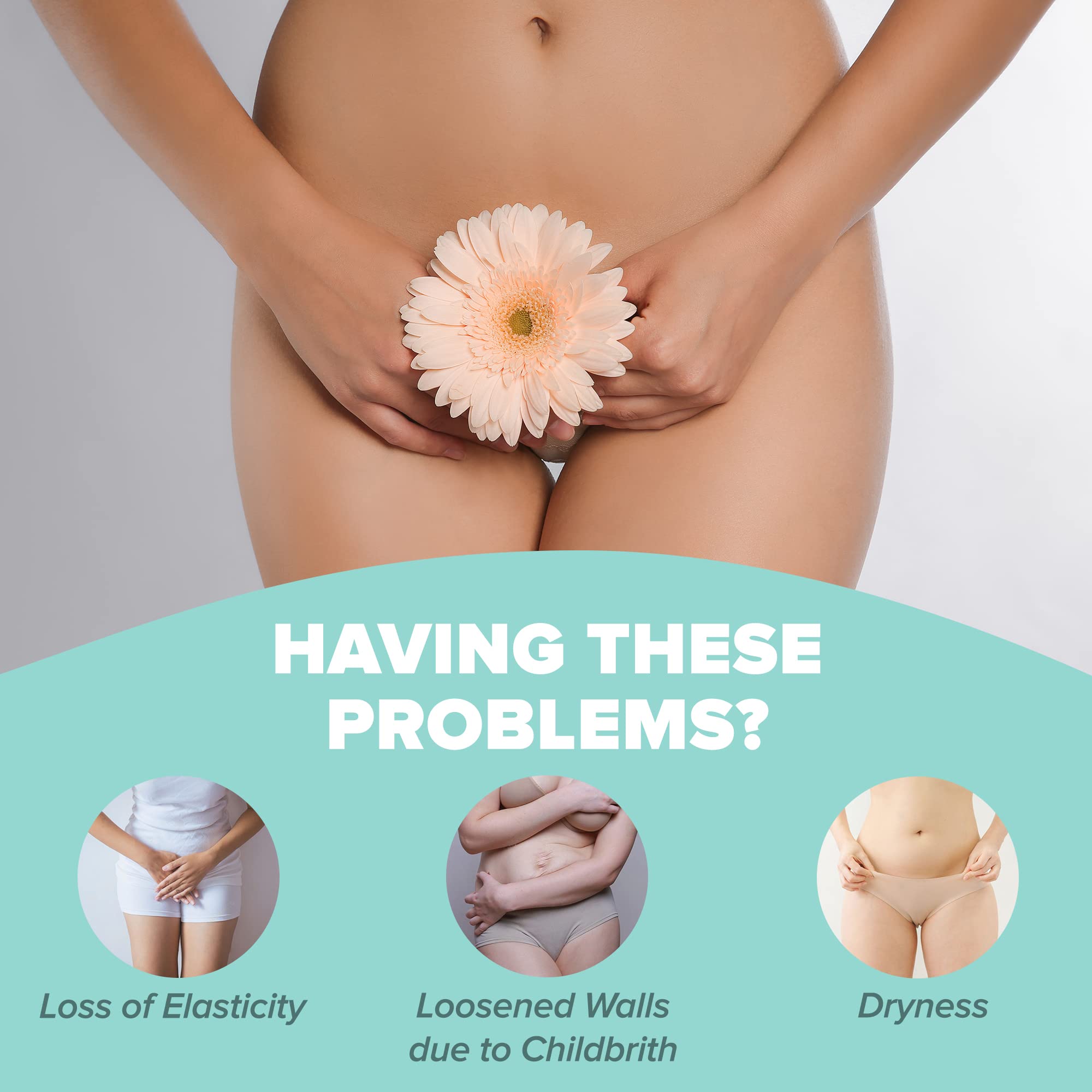 Natural Vaginal Tightening Pills for Women - 6 Bottles (180 Capsules) | Intimate Wellness Supplement for Postpartum & Menopause Support | Enhances Sensation & Confidence in the Bedroom