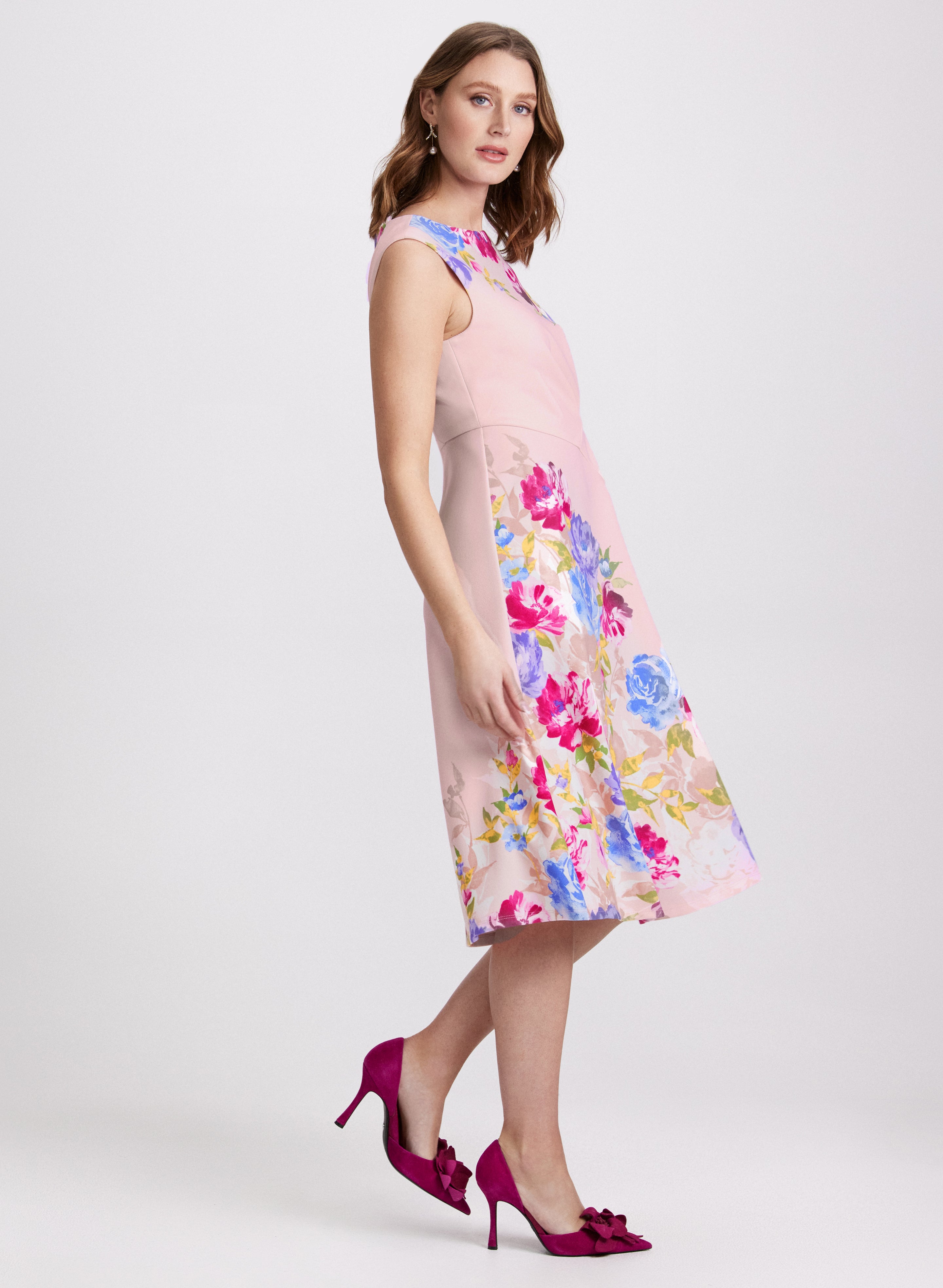 Floral Print Dress for Women - Summer Flowy Boho Maxi Dress with Pockets - Perfect for Beach, Vacation & Casual Outings
