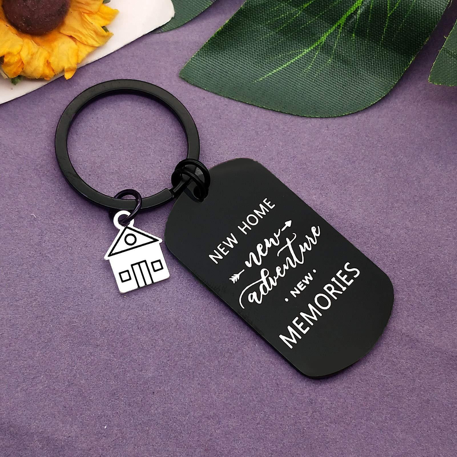 Vadaka First Home Keychains - Funny Housewarming Gift for New Home Owners, Realtor Closing Gifts & Moving in Keyrings (2024 Collection) - Perfect for Housewarming Parties, Realtor Appreciation & New Home Celebrations