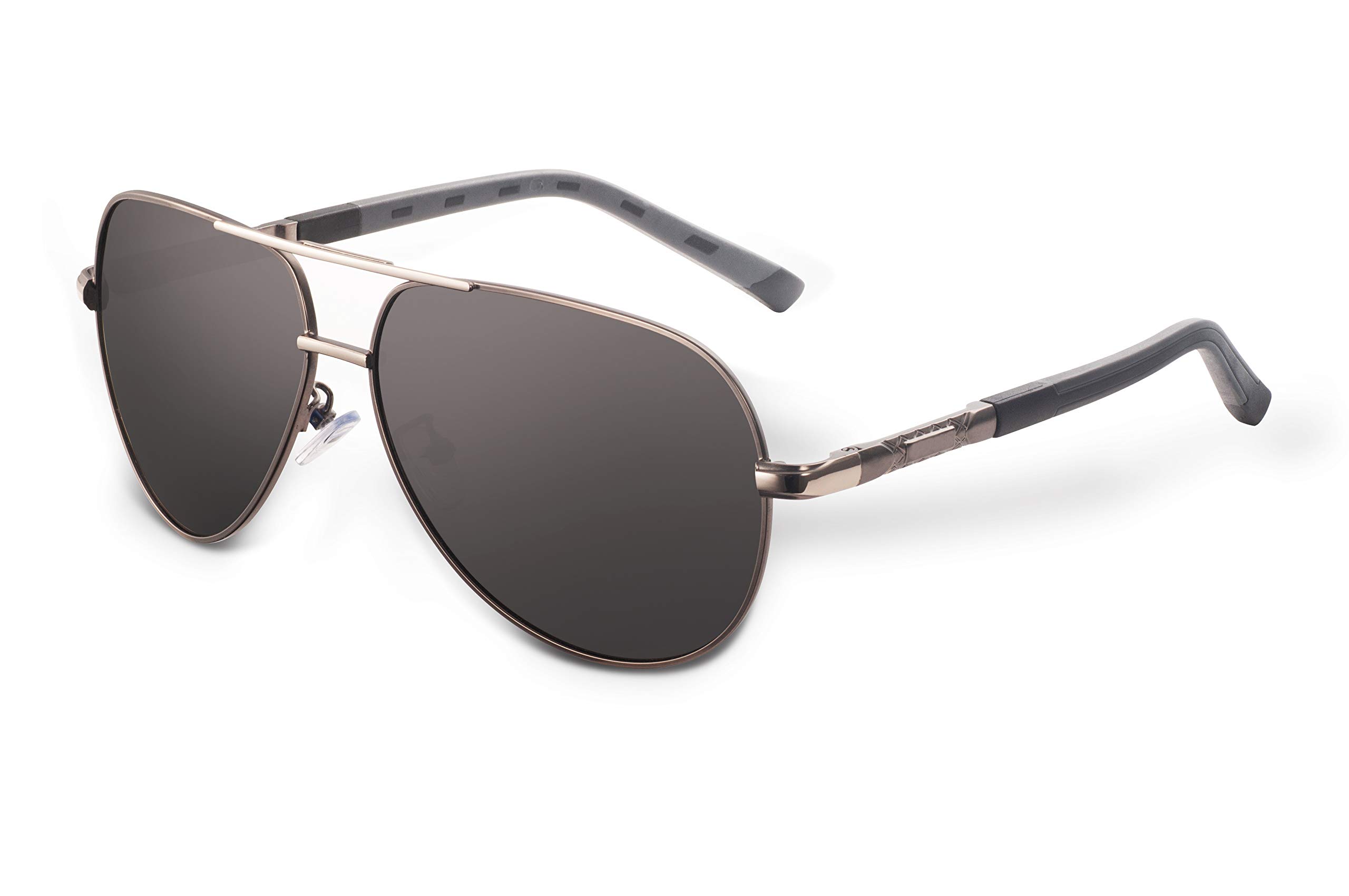 Polarized Aviator Sunglasses for Men - UV400 Protection & Custom Engraving - Perfect Gift for Husband, Son, Boyfriend - Ideal for Driving, Travel & Outdoor Activities