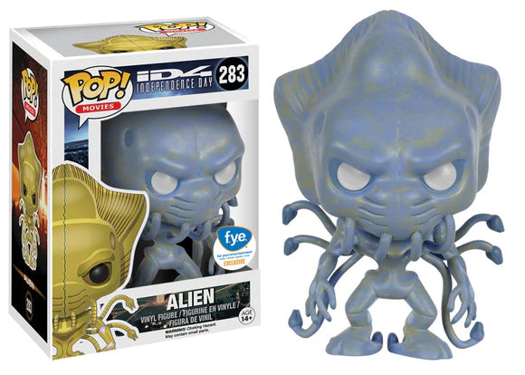 iD4 Independence Day Alien #283 Vinyl Pop! Figure - Collectible Movie Merchandise for Sci-Fi Fans & Pop Culture Enthusiasts | Perfect for Display, Gifts, and Collections