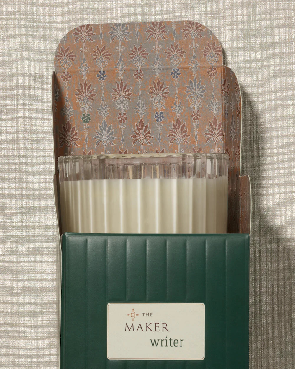 The Maker Writer Scented Candle - 8oz Natural Soy Wax, Hand-Poured, Long-Lasting Fragrance - Perfect for Home Decor, Relaxation & Gift Giving
