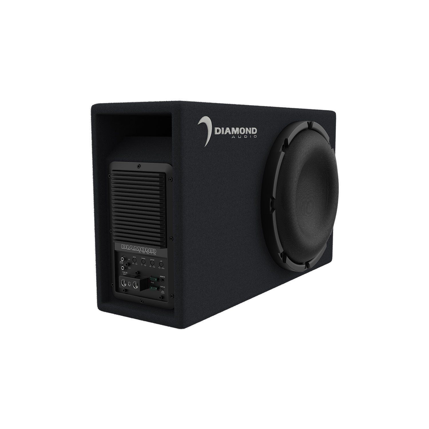 12 Active Slot Vented Subwoofer Enclosure (2Ω) - High Performance Car Audio Box for Deep Bass | Perfect for Trucks, SUVs & Custom Car Audio Systems