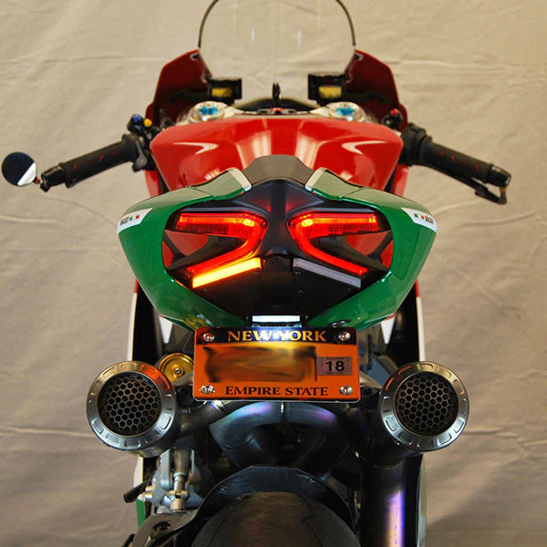 Ducati Panigale Fender Eliminator Kit for 899 959 1199 1299 FE Models (2011-2019) - Lightweight Motorcycle Tail Tidy for Clean Sportbike Look - Perfect for Track Days and Street Riding