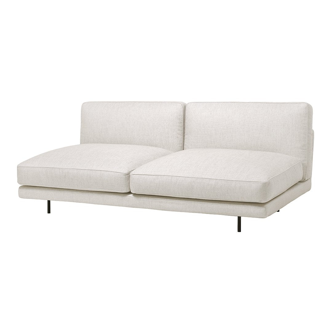 Flaneur 2-Seater Armless Sofa - Modern Loveseat for Small Spaces | Perfect for Apartments, Living Rooms & Cozy Corners
