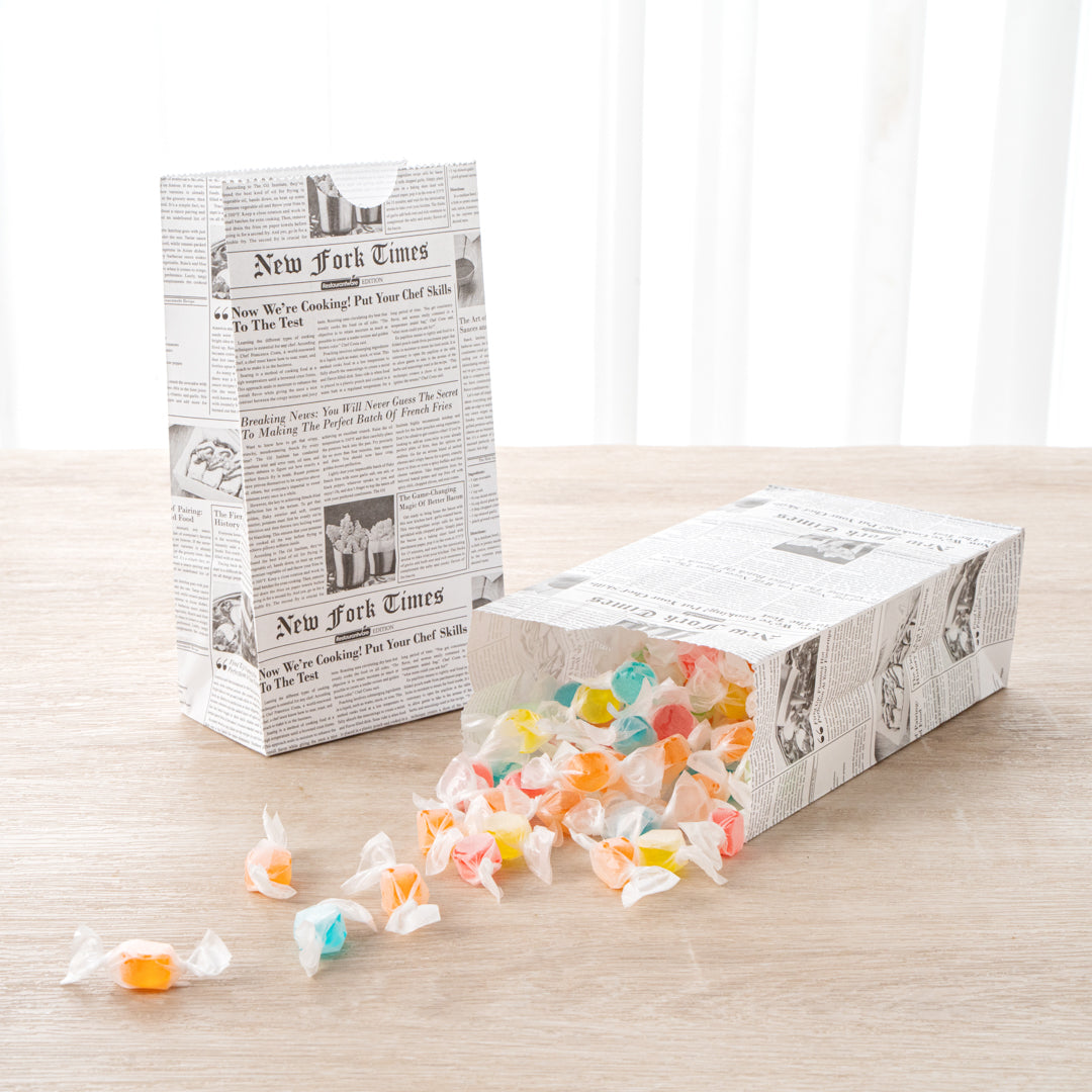 Eco-Friendly Kraft Paper Bags 2lb Capacity - 4.25