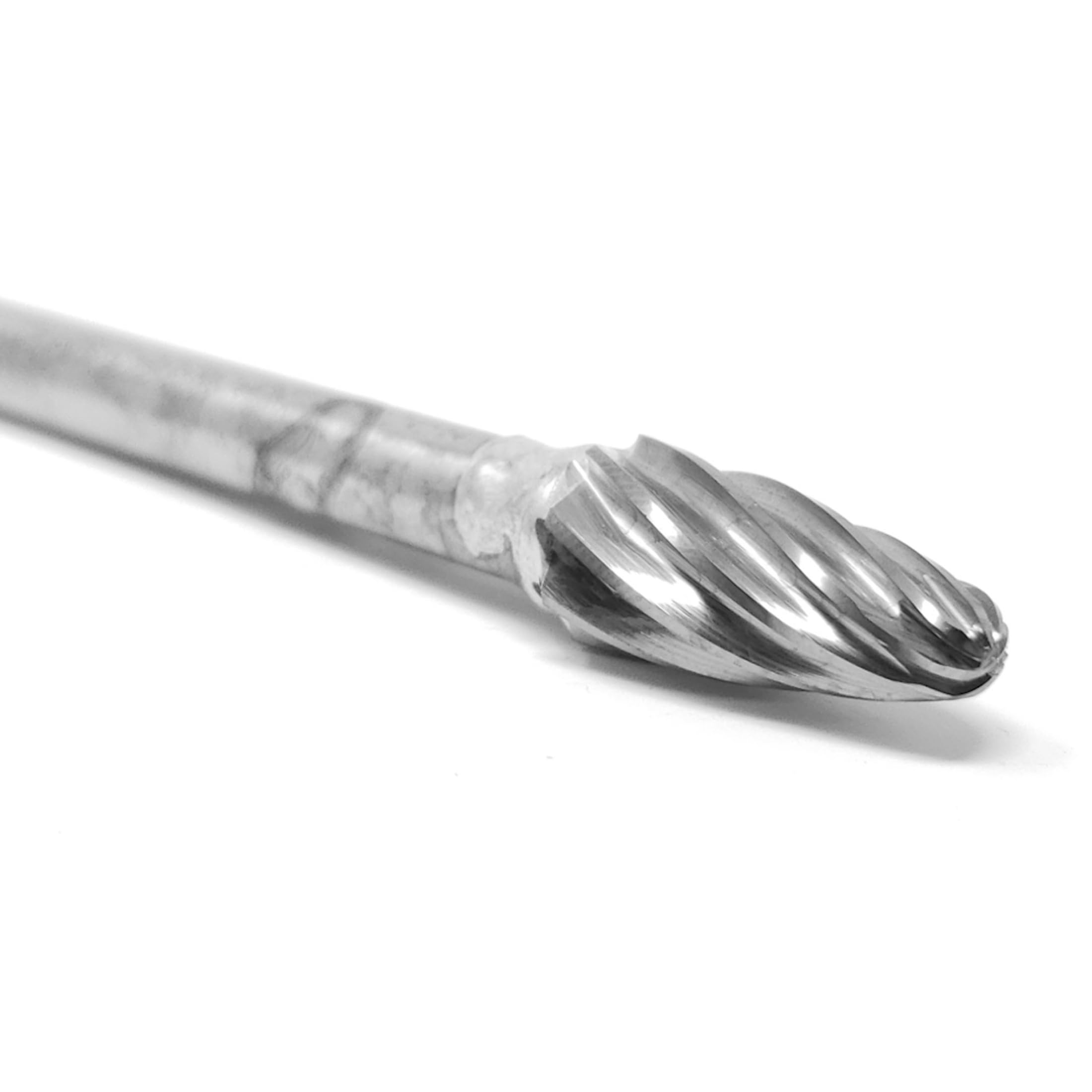 SF-3 NF Aluminum Cut Carbide Burr Die Grinder Bit 3/8