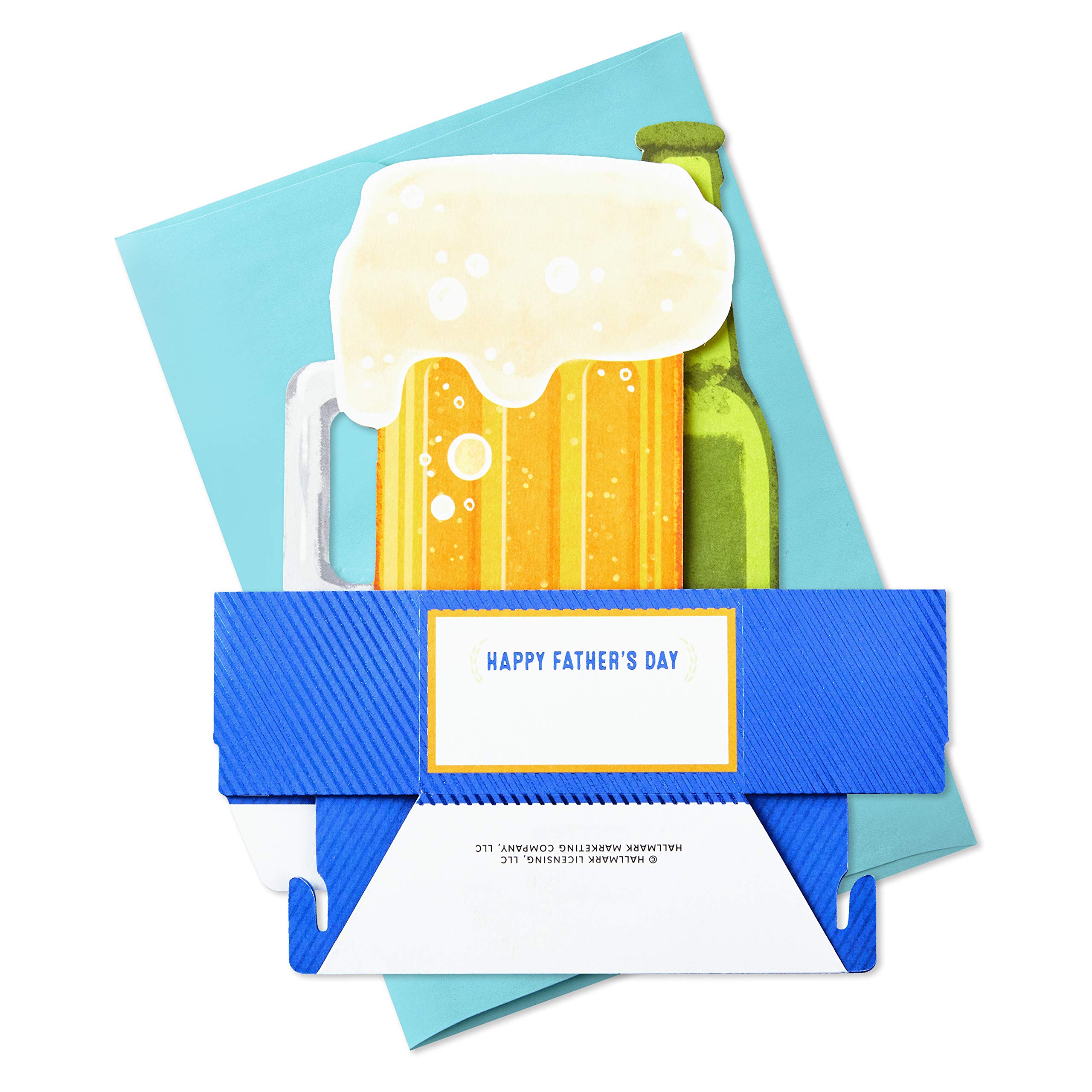 Hallmark Paper Wonder Pop Up Father's Day Card - Cheers to You | 3D Greeting Card for Dad's Birthday, Anniversary & Special Occasions | Perfect Gift for Father's Day Celebrations