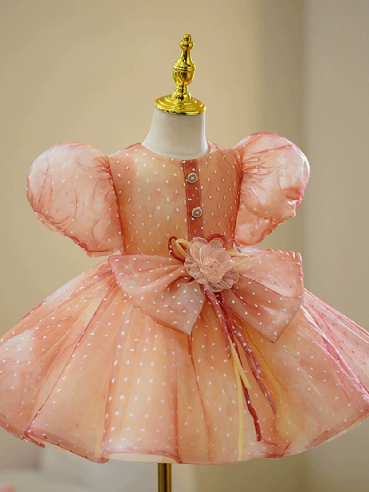 Adorable Baby Girl Puffy Fairy Tale Princess Dress for Toddler Birthday Party | Elegant Party Gown for Special Occasions & Photo Shoots