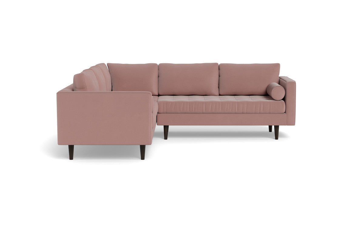 Ladybird 103 Corner Sectional Sofa - Modern L-Shaped Couch for Living Room, Family Room & Small Spaces | Comfortable Fabric Upholstery, Sturdy Frame | Perfect for Apartments, Condos & Home Theater Seating