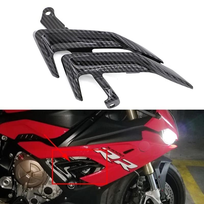 **Real Carbon Fiber Motorcycle Fairing Side Panel & Cover Guard for BMW S1000RR 2019-2021 - Windshield Protection, Lightweight & Durable (Carbon Fiber Pattern) - Perfect for Racing, Touring & Street Performance**